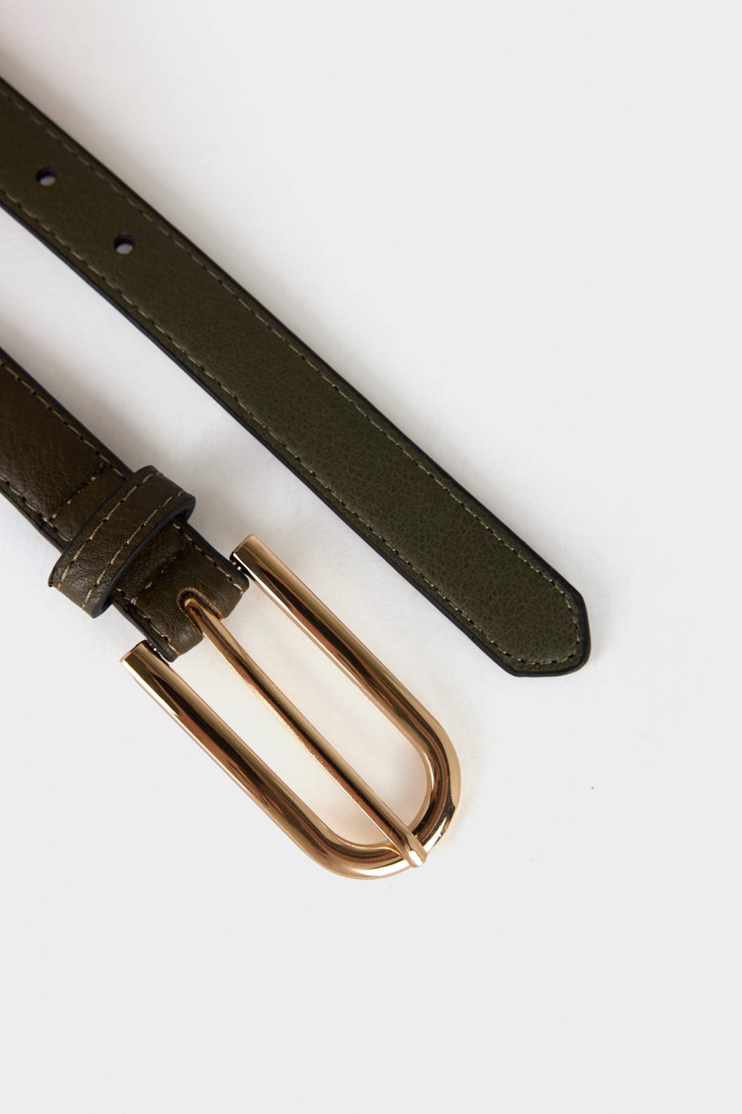 Kadın Suni Deri 2'li Günlük Kemer