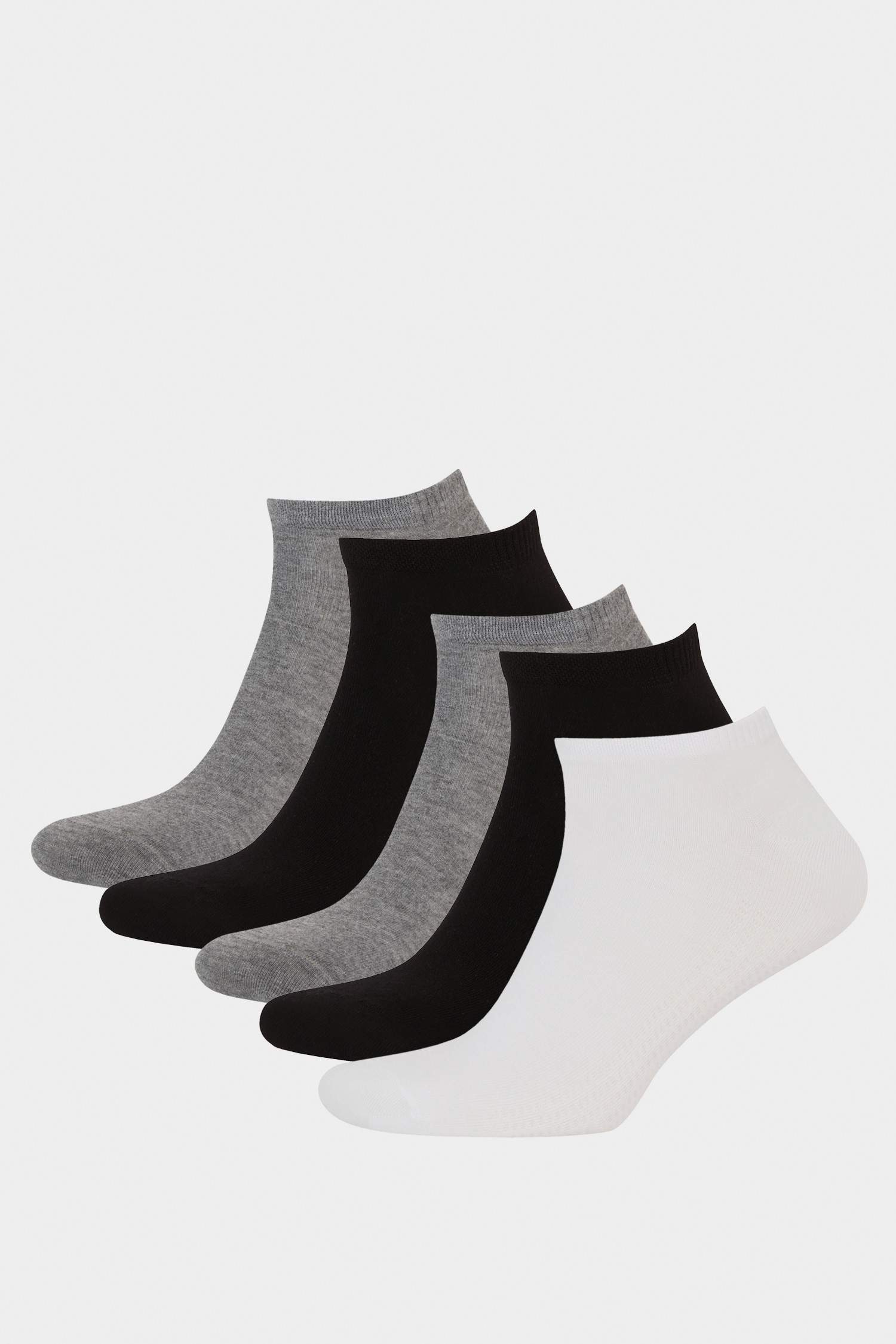 Lot de 5 paires de Chaussettes courtes en bambou pour homme