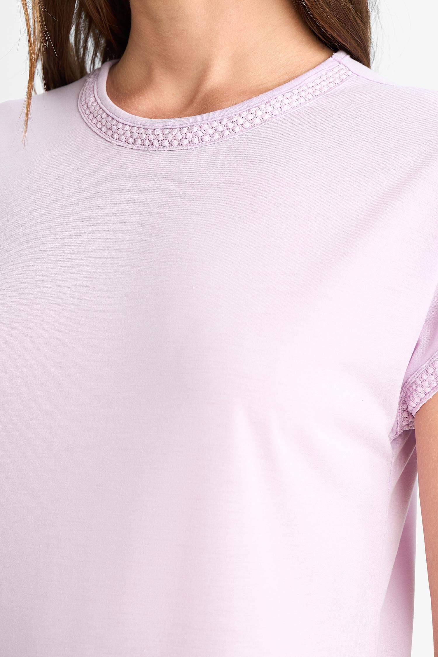 Bisiklet Yaka Basic Düz Kısa Kollu Tişört