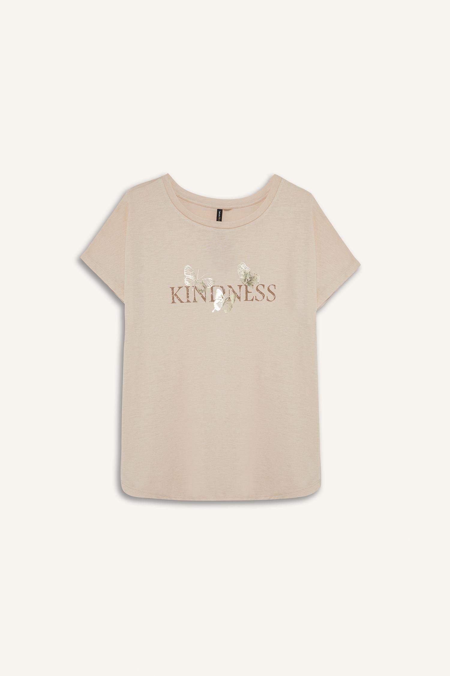 Regular Fit Crew Neck Printed T-Shirt