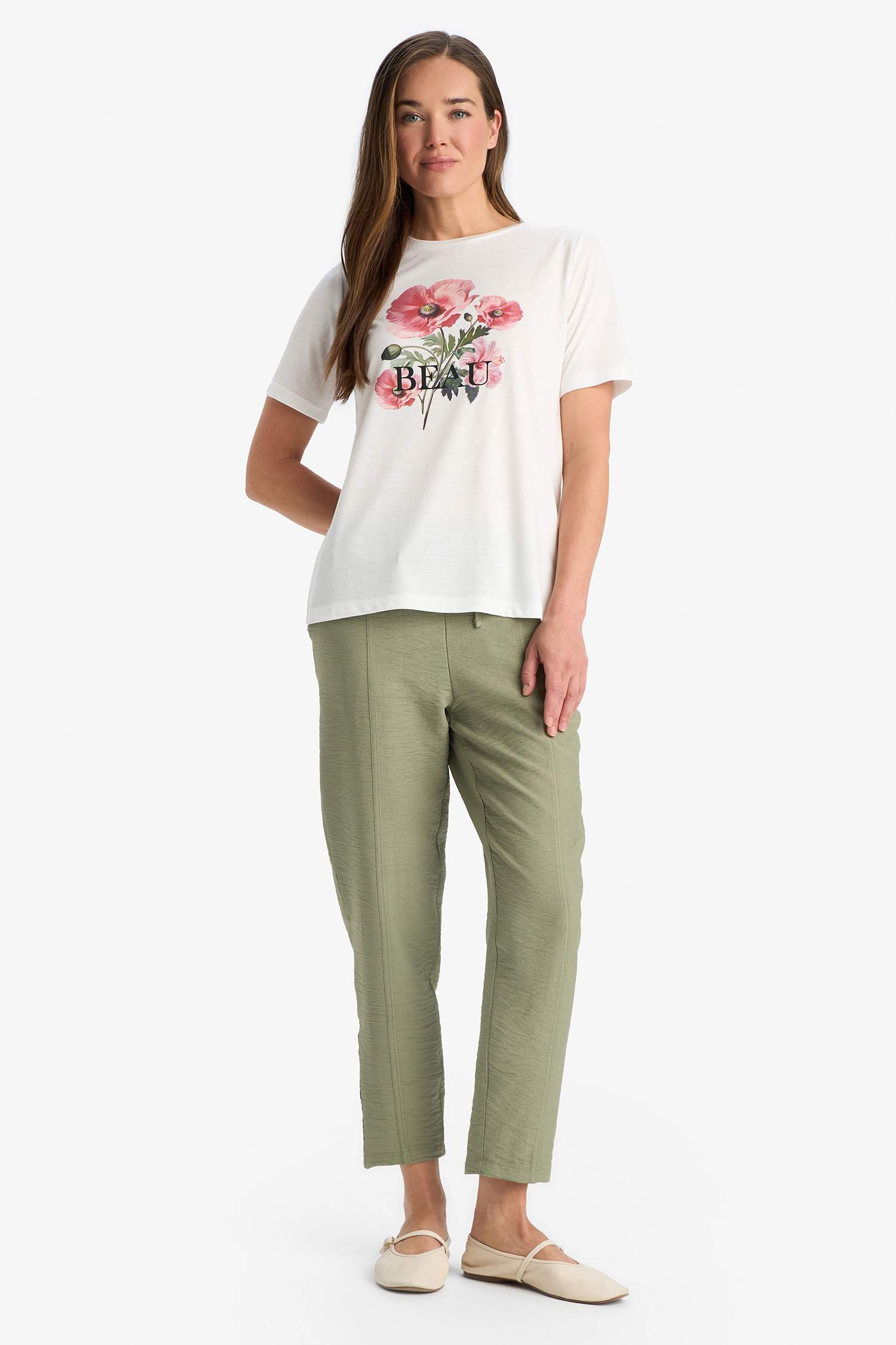 Regular Fit Crew Neck Printed T-Shirt