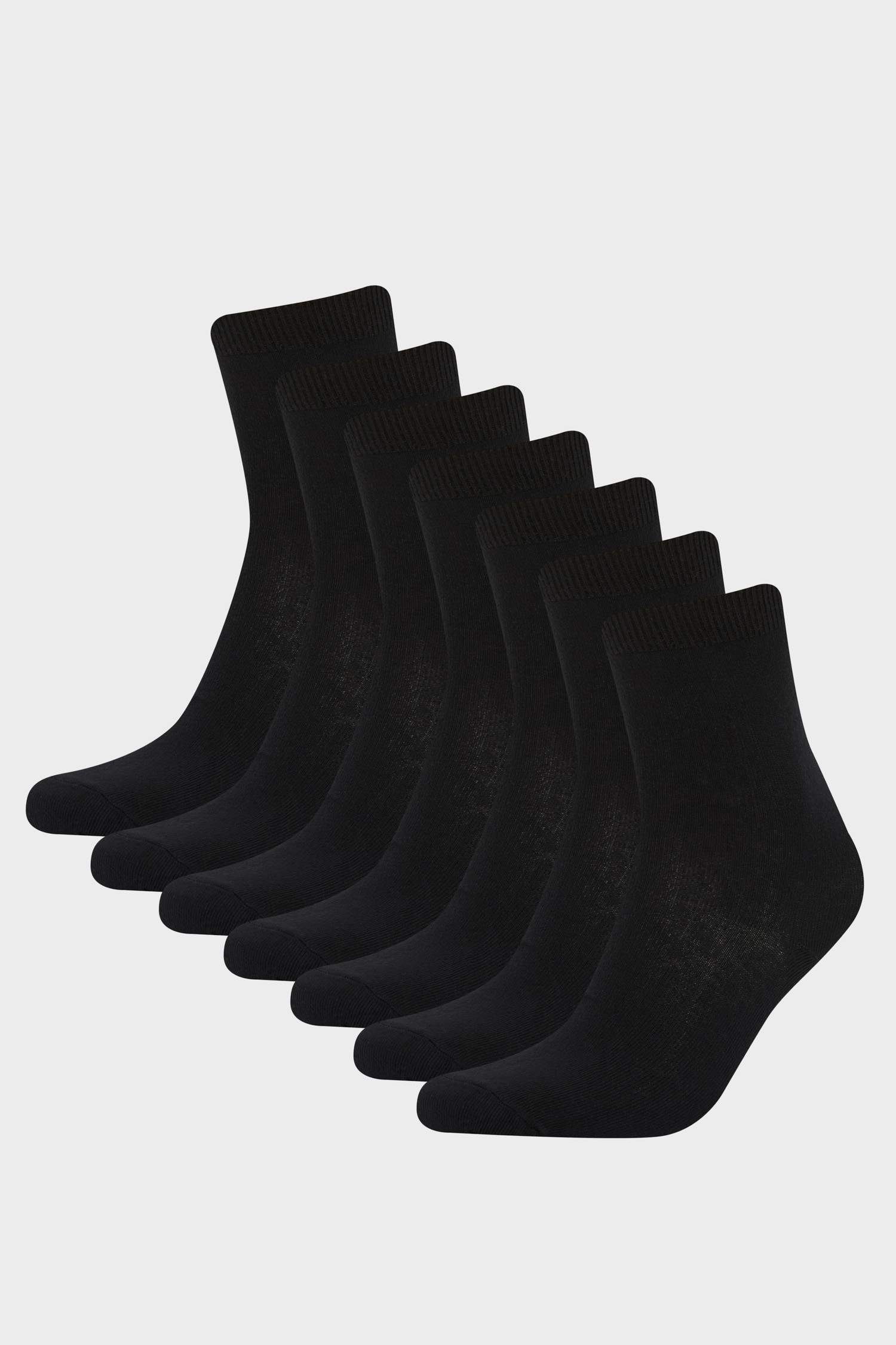 Kadın 7'li Pamuklu Uzun Çorap