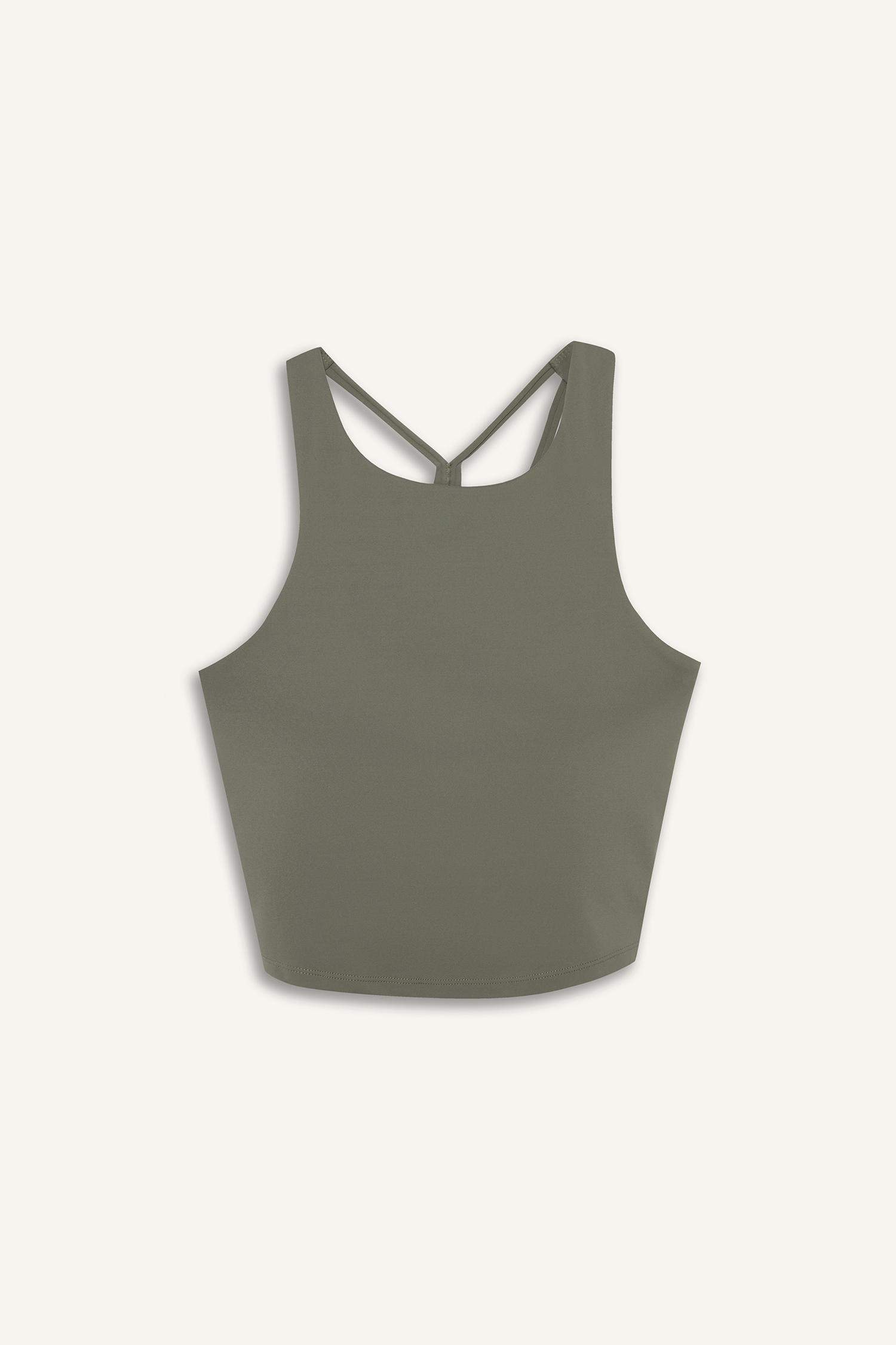 DeFactoFit Bisiklet Yaka Pedli İç Göstermez Esnek Kumaş Uzun Sporcu Sütyeni