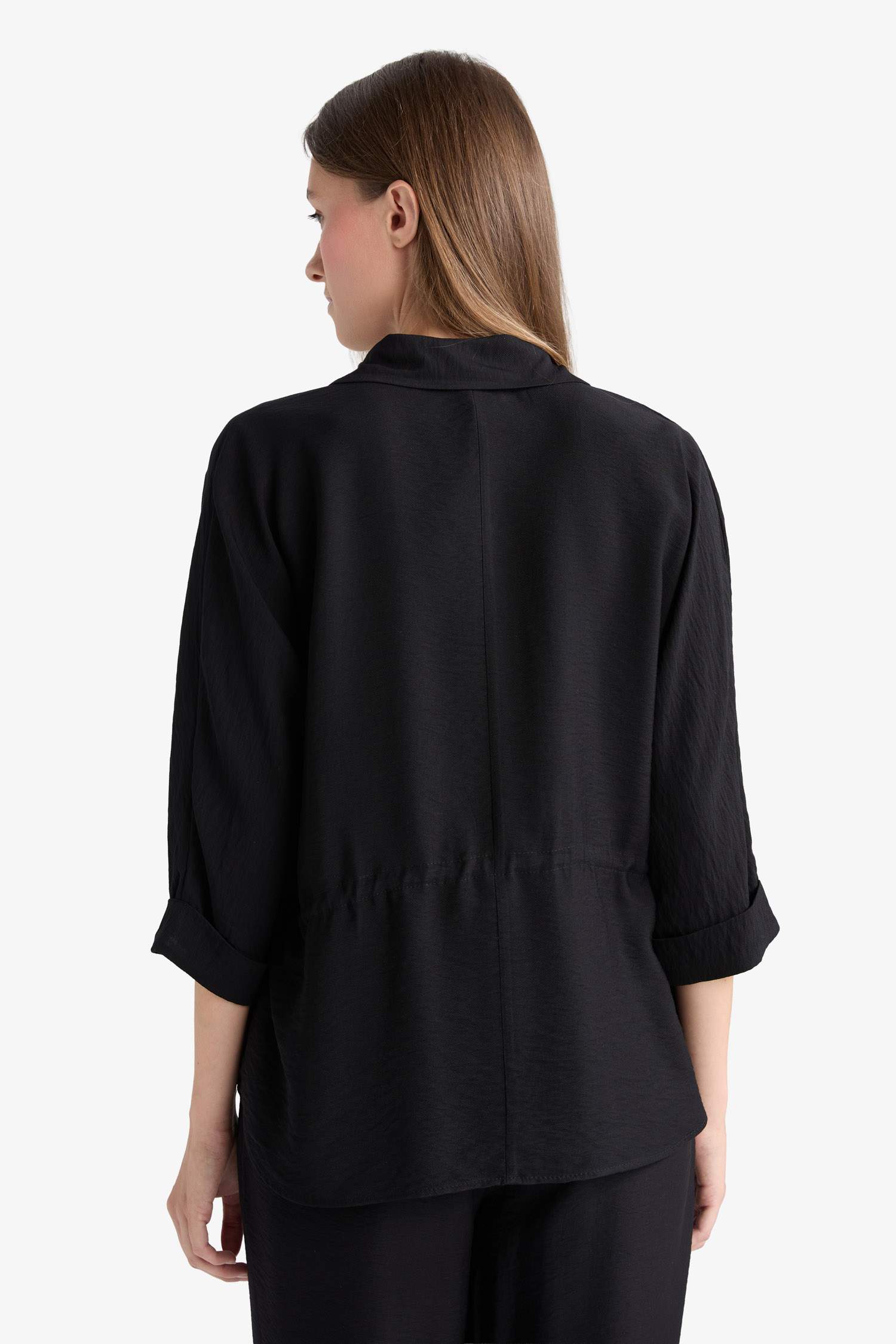 Shirt Collar Long Sleeve Shirt