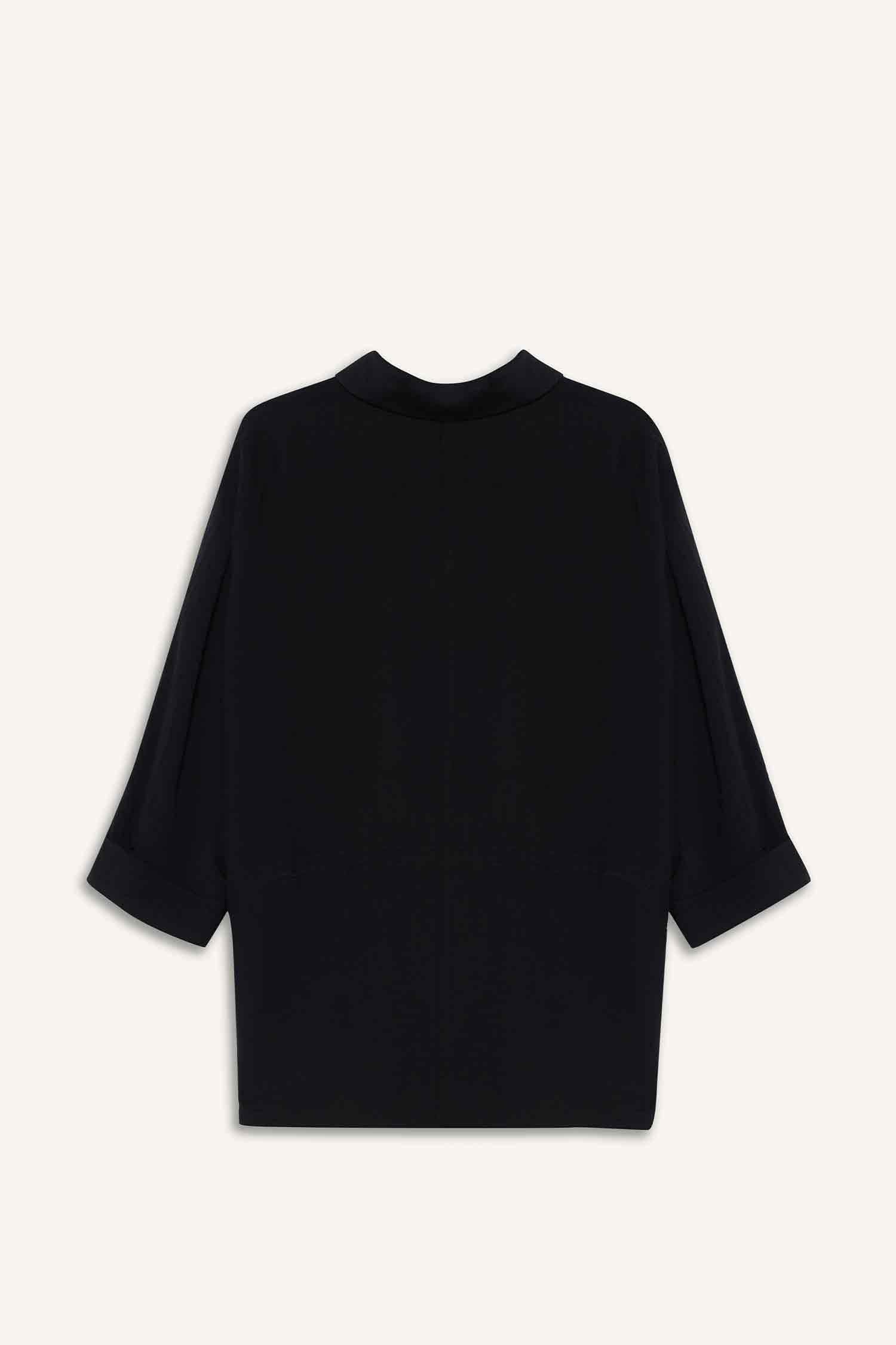 Shirt Collar Long Sleeve Shirt