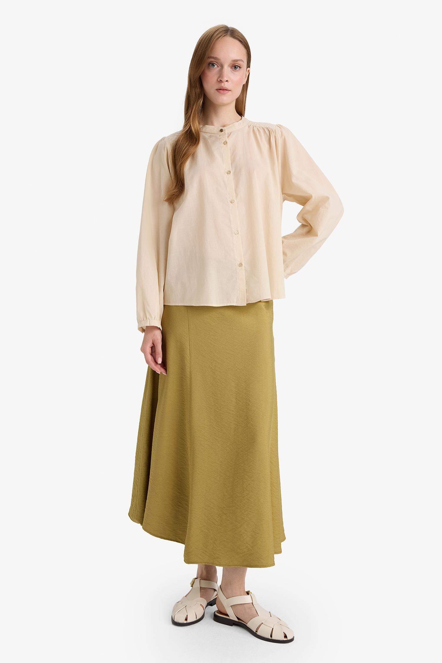 A Line Midi Skirt