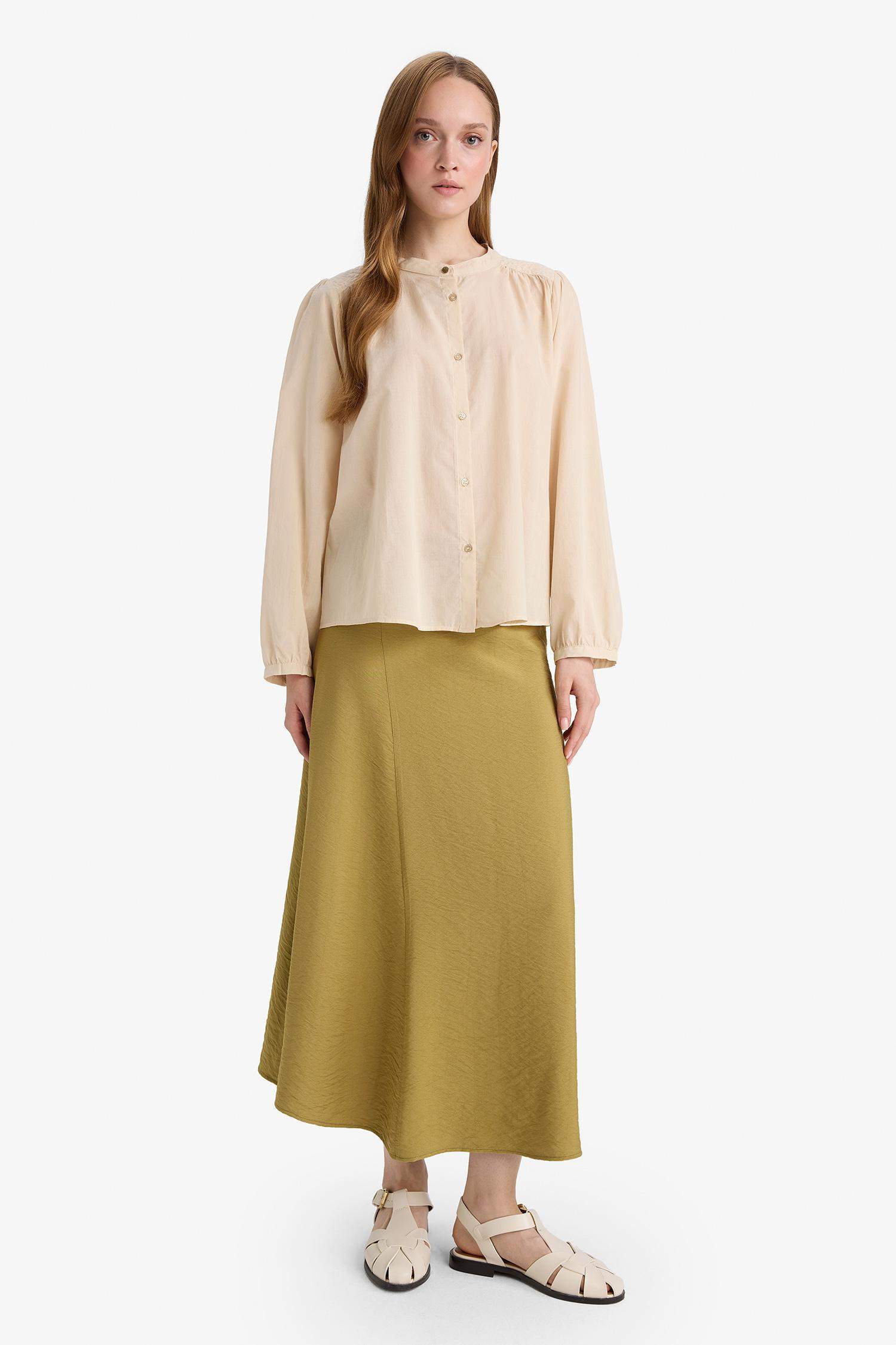 A Line Midi Skirt