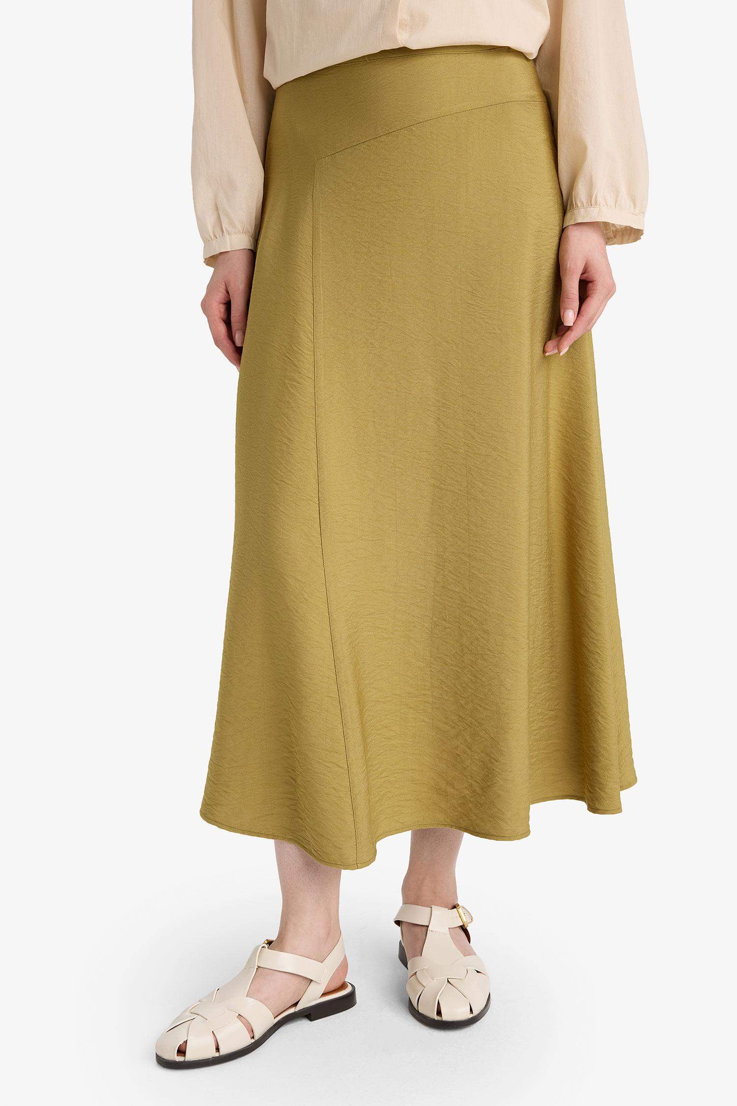A Line Midi Skirt