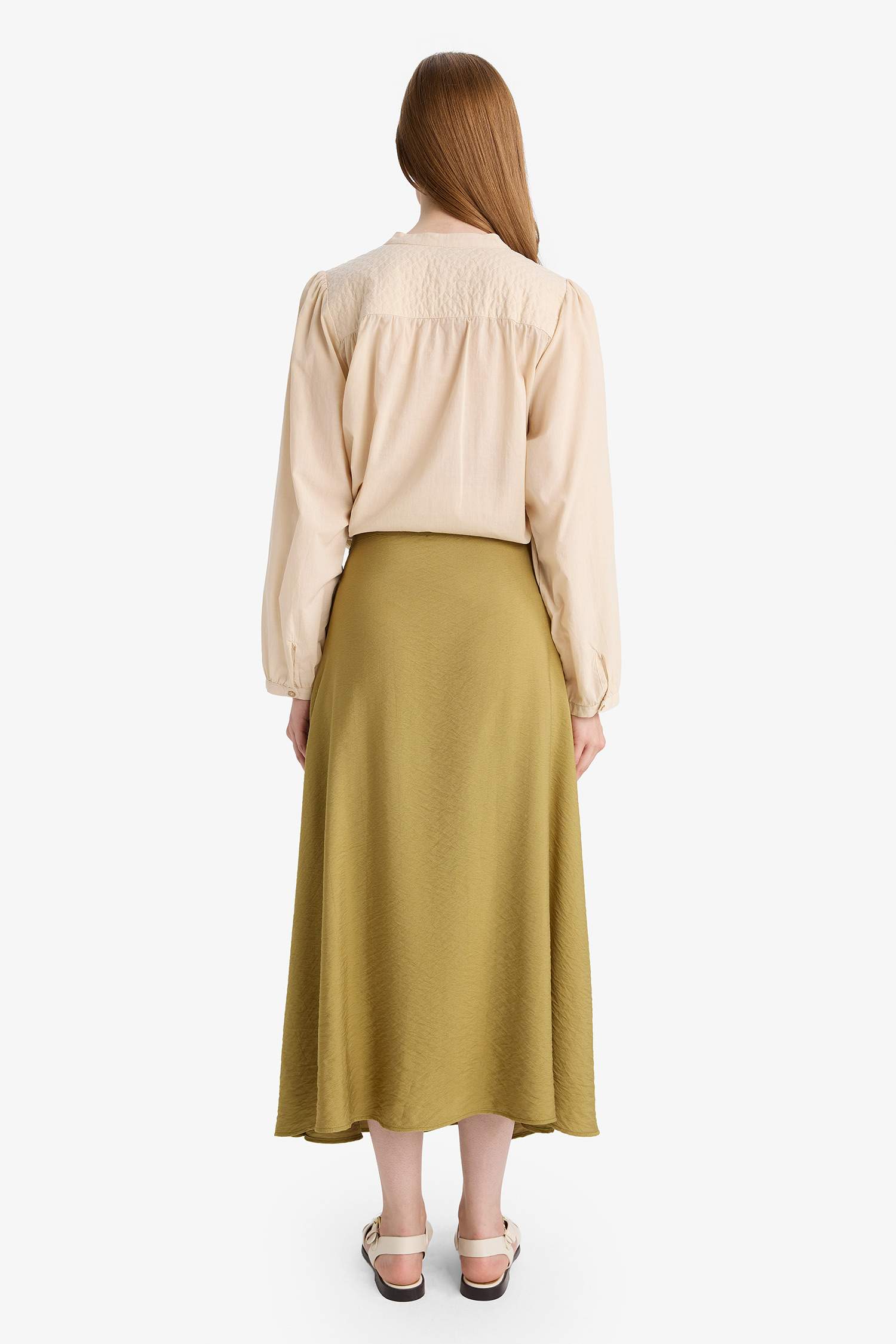 A Line Midi Skirt