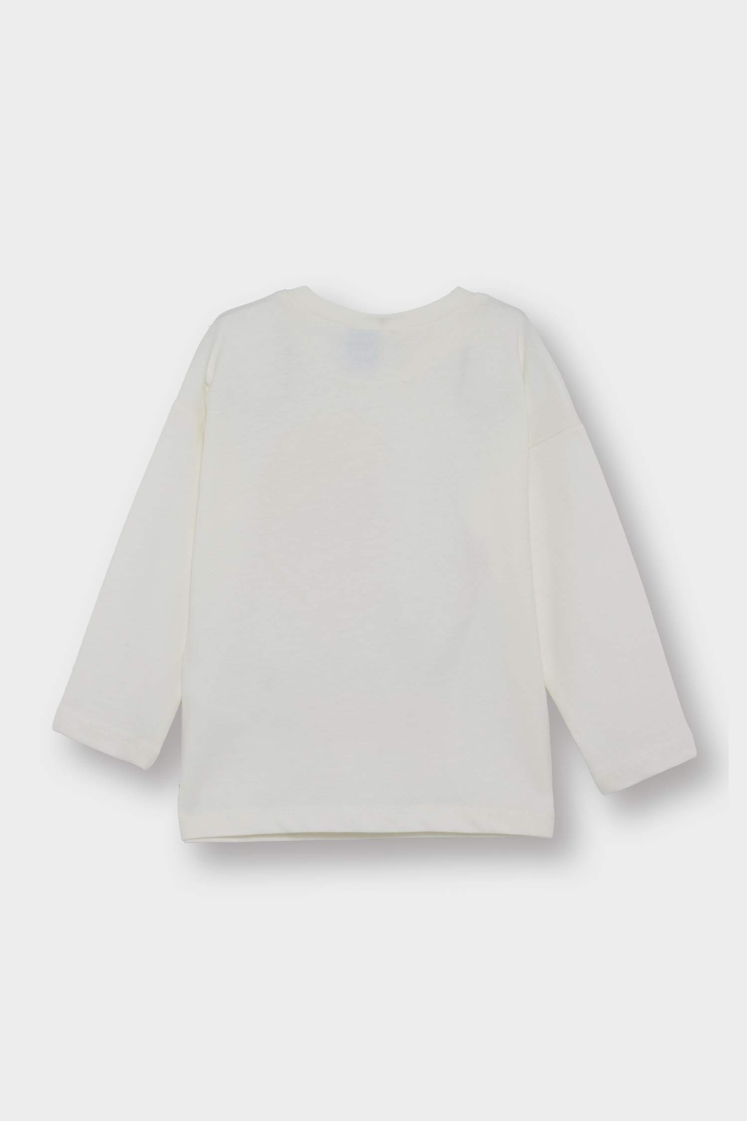 تيشيرت بناتي ردن طويل قصة عادية بياخة مستديرة من فروزن