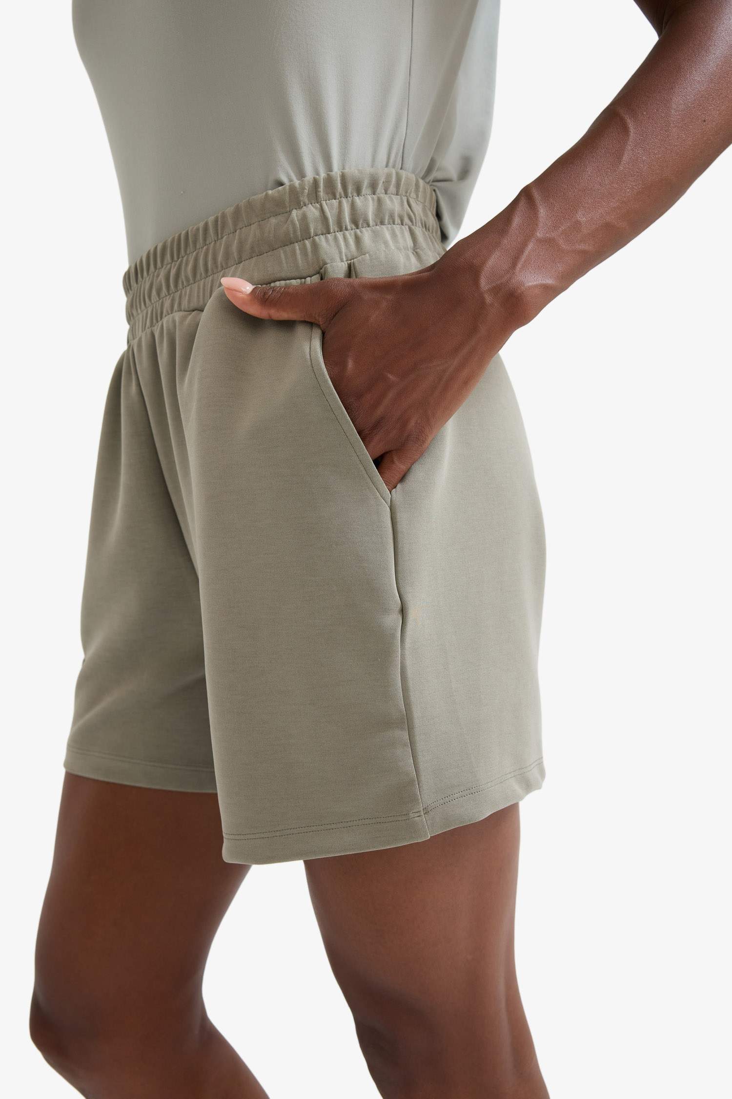 DeFactoFit Standart Fit Kısa Paça Modal Şort