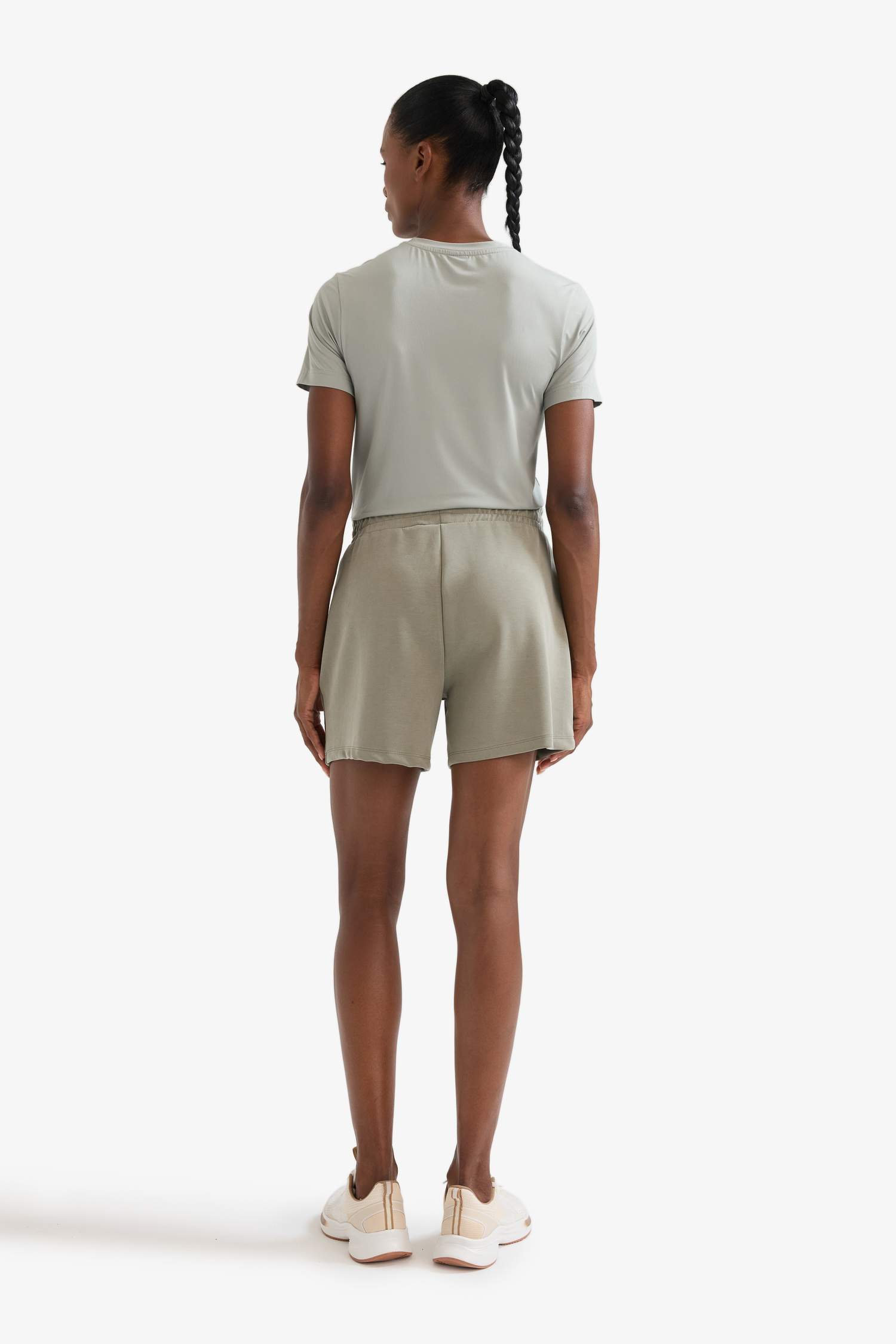 DeFactoFit Standart Fit Kısa Paça Modal Şort