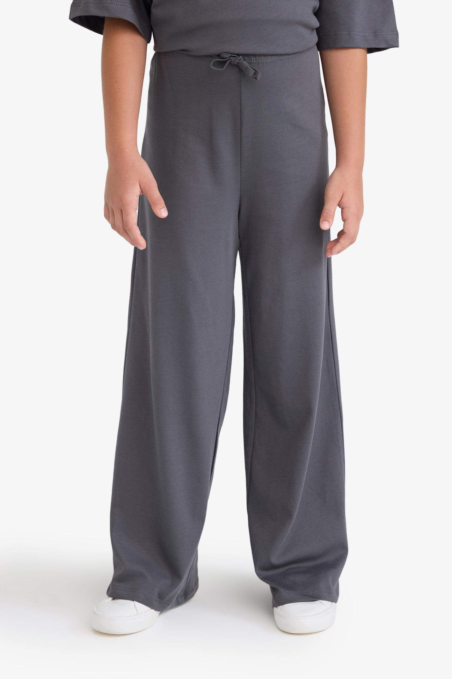 Kız Çocuk 2'li Takım Kısa Kollu Baskılı Tişört Eşofman Altı