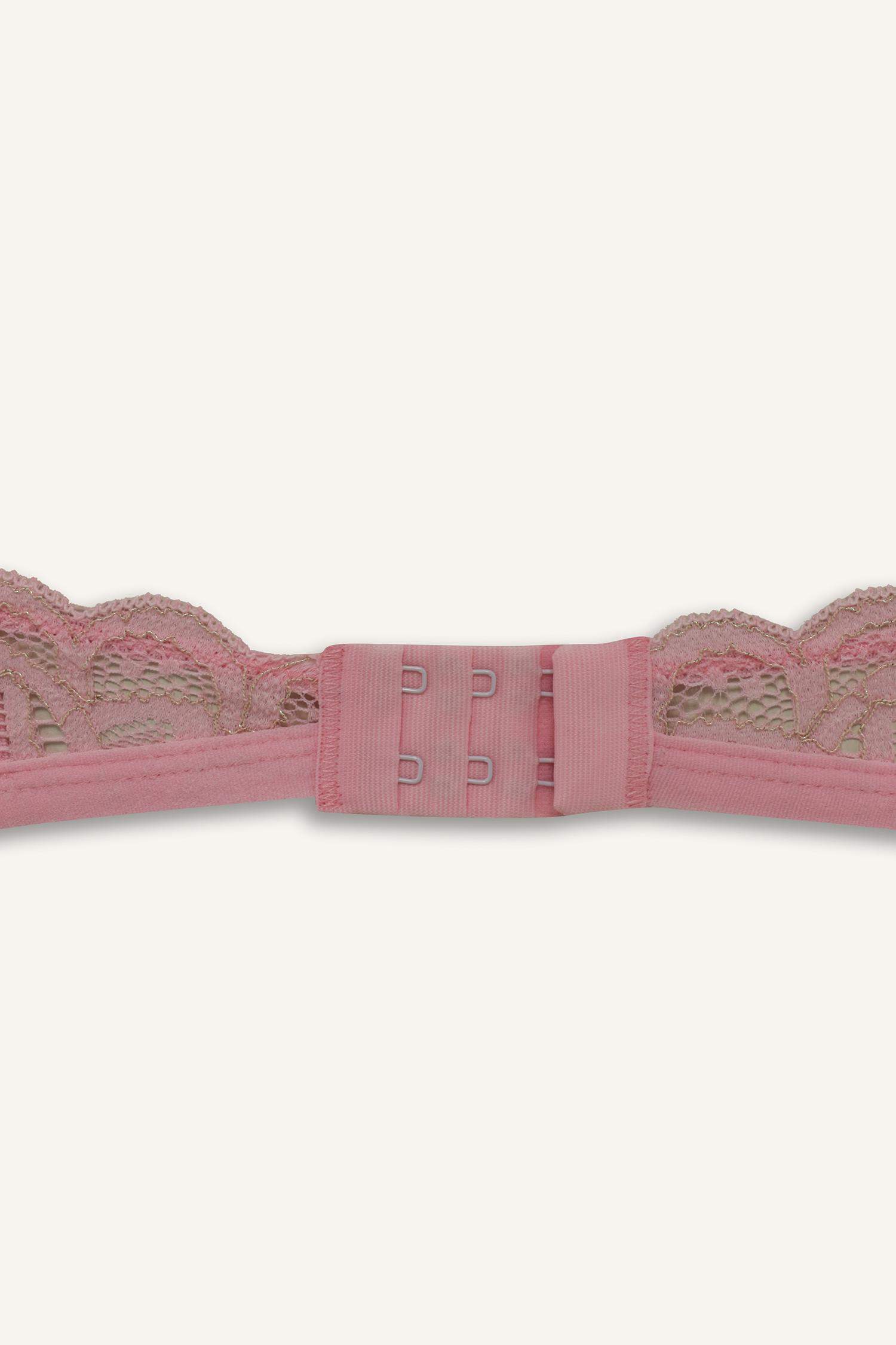 Dantelli Simli Dantel Kapsız Pedsiz Balensiz Triangle Bra-Fall in Love