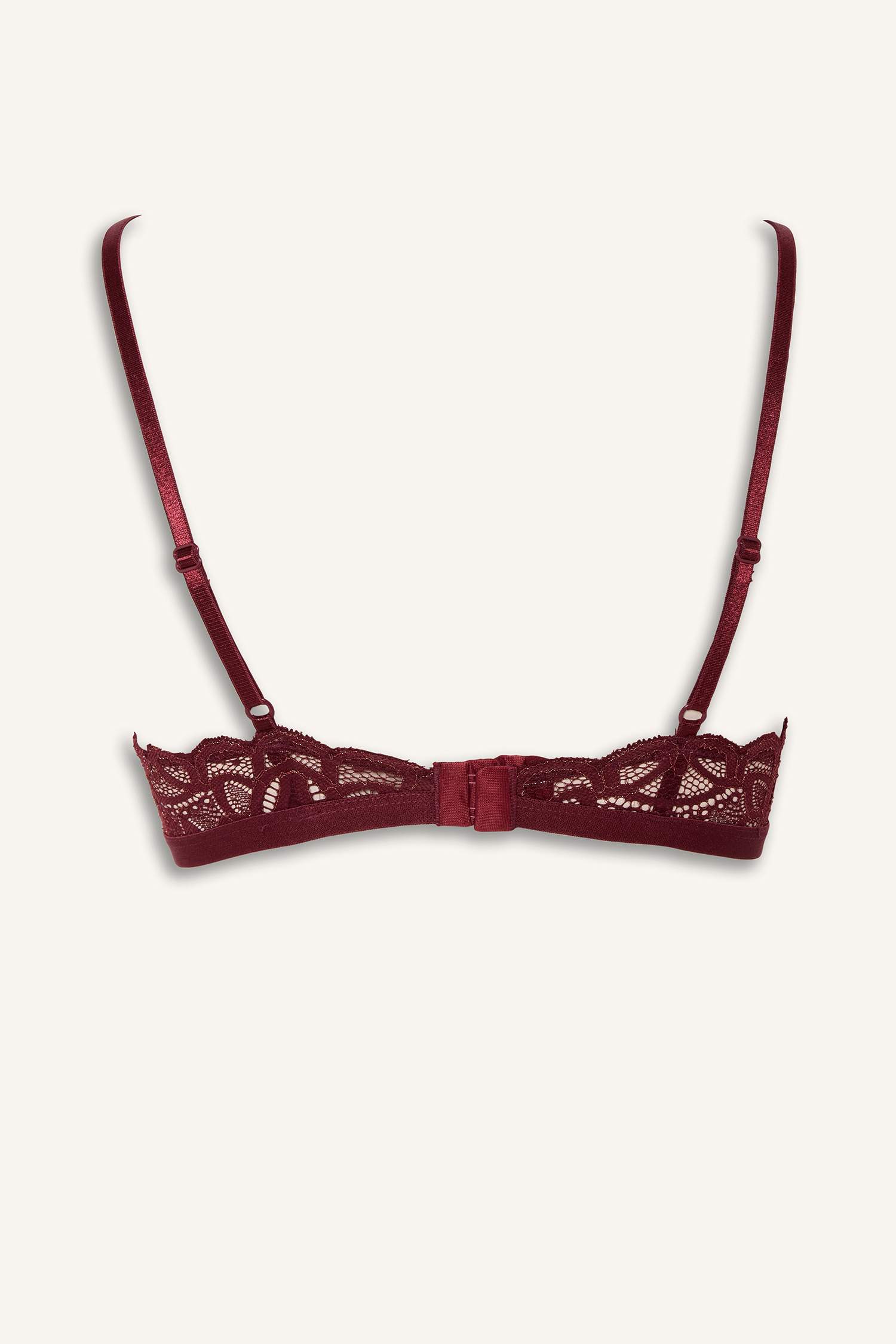 Dantelli Simli Kapsız Pedsiz Balensiz Triangle Bra