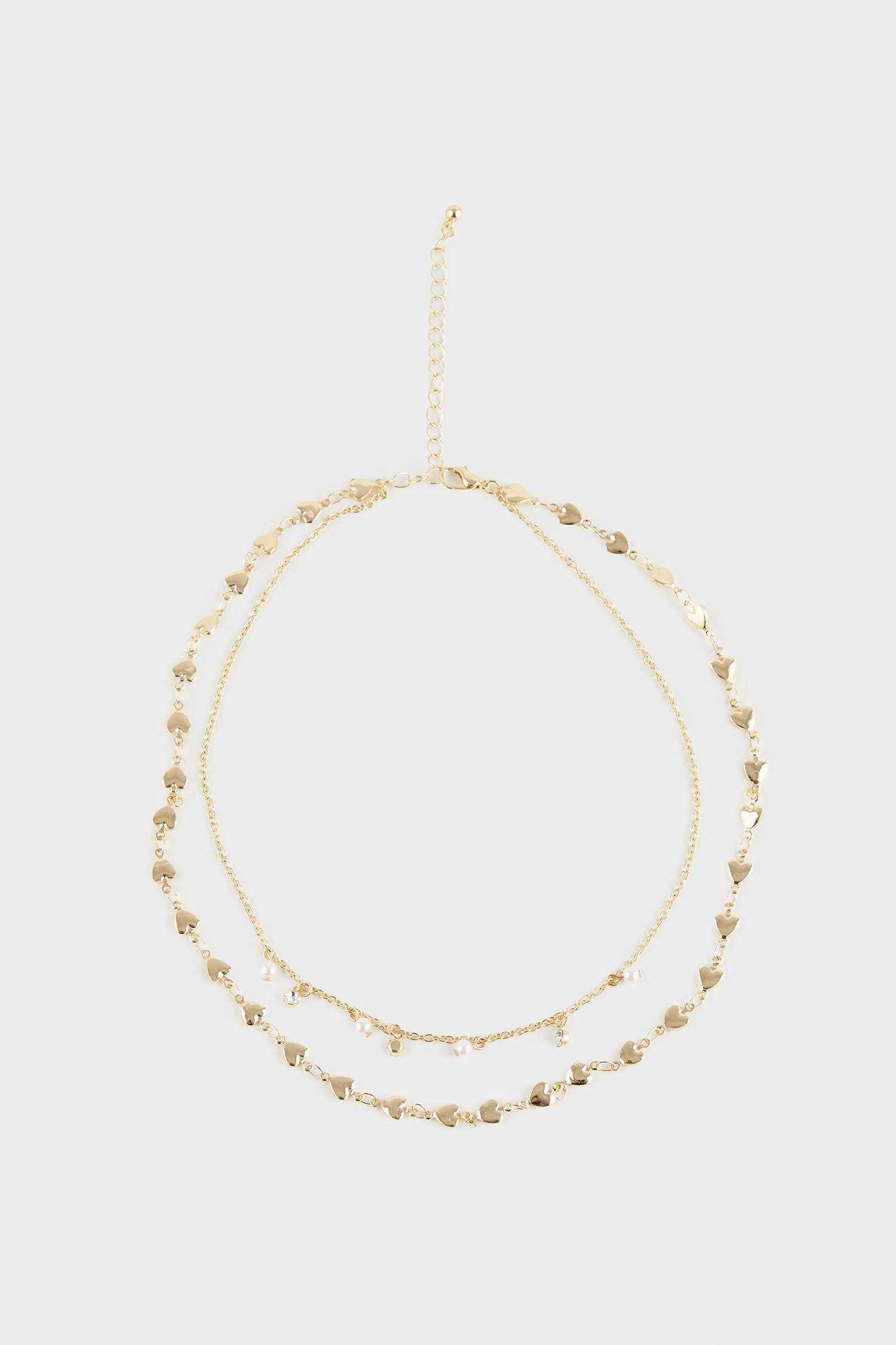 Lot de 2 Colliers dorés pour femme