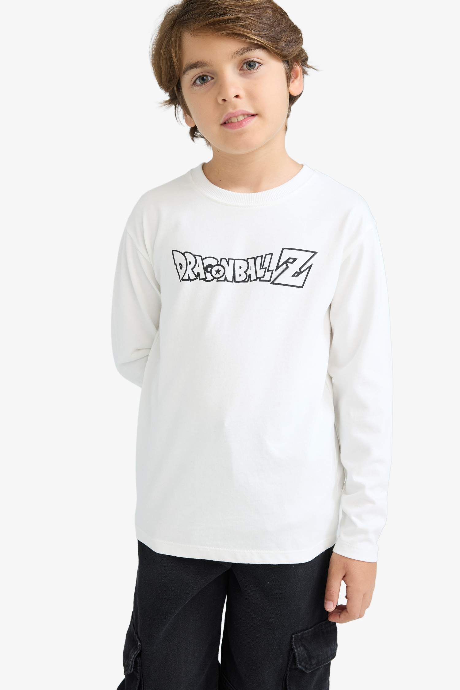 Boy Dragon Ball Crew Neck Long Sleeve T-Shirt