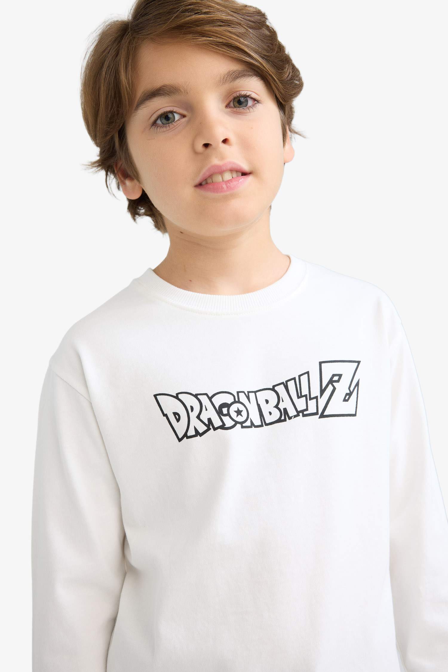Boy Dragon Ball Crew Neck Long Sleeve T-Shirt