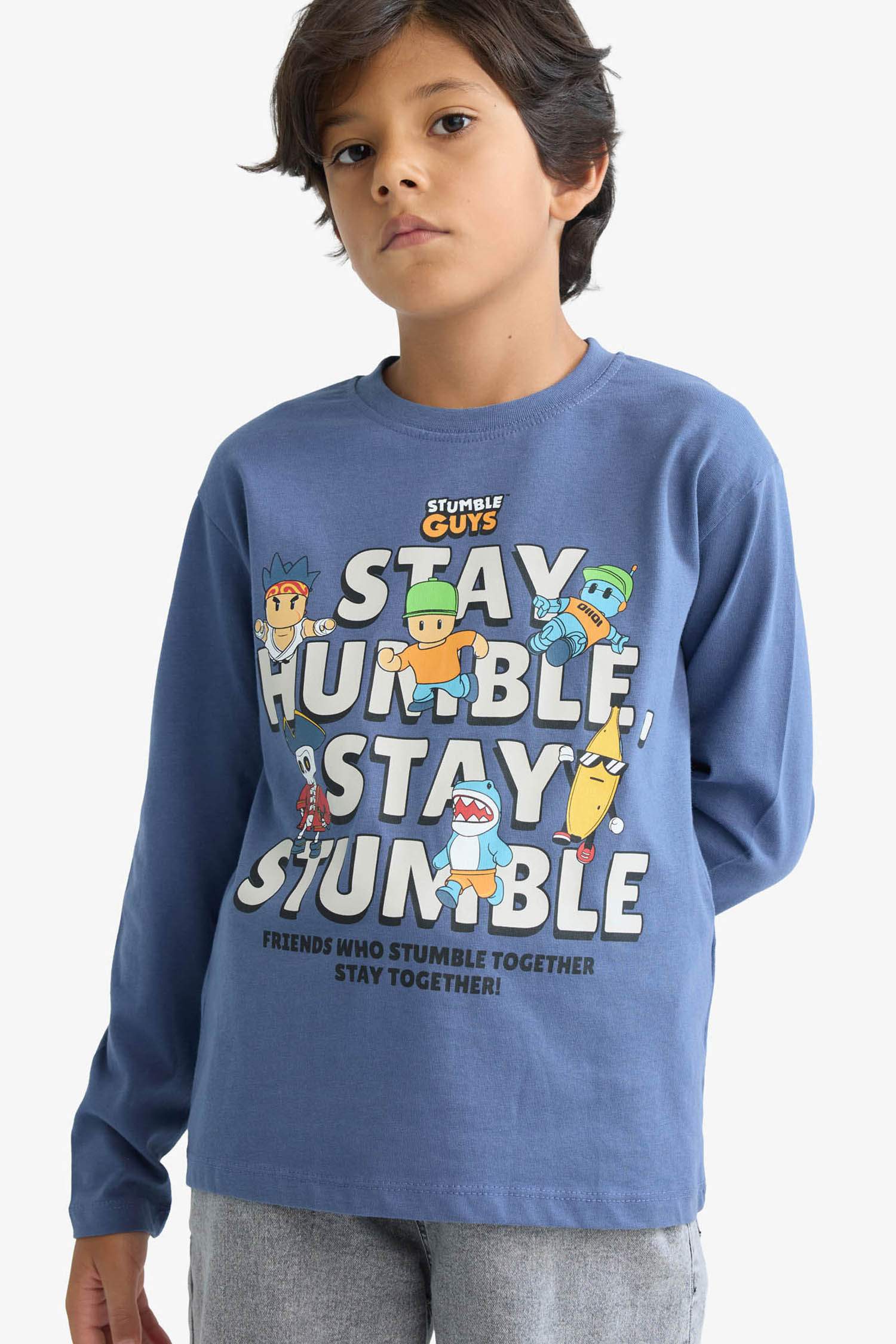 Boy Stumble Guys Crew Neck T-Shirt