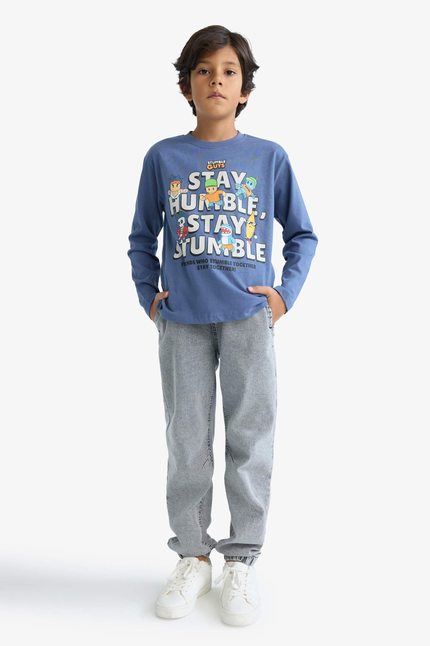 Boy Stumble Guys Crew Neck T-Shirt