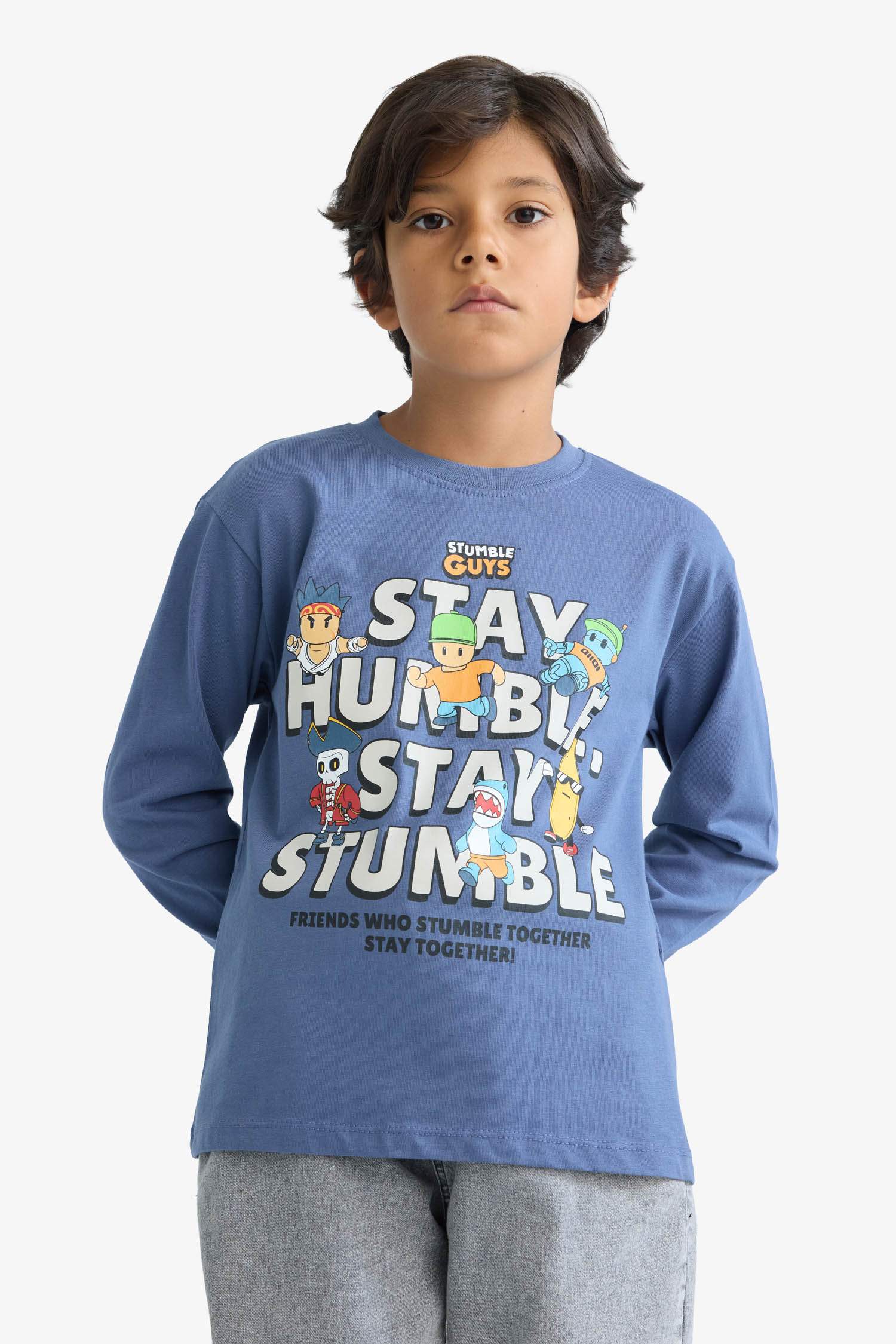 Boy Stumble Guys Crew Neck T-Shirt