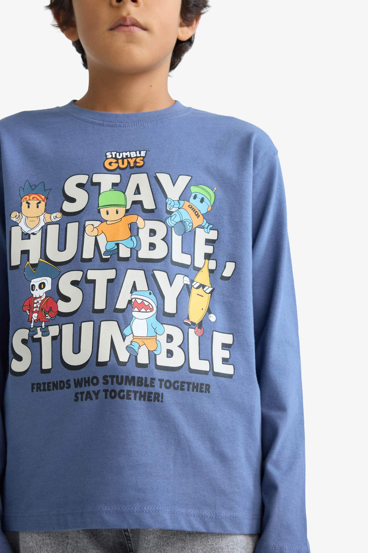 Boy Stumble Guys Crew Neck T-Shirt