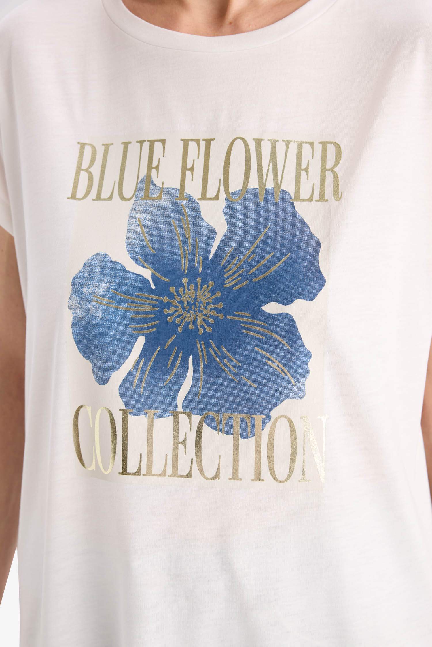 Crew Neck Floral Short Sleeve T-Shirt