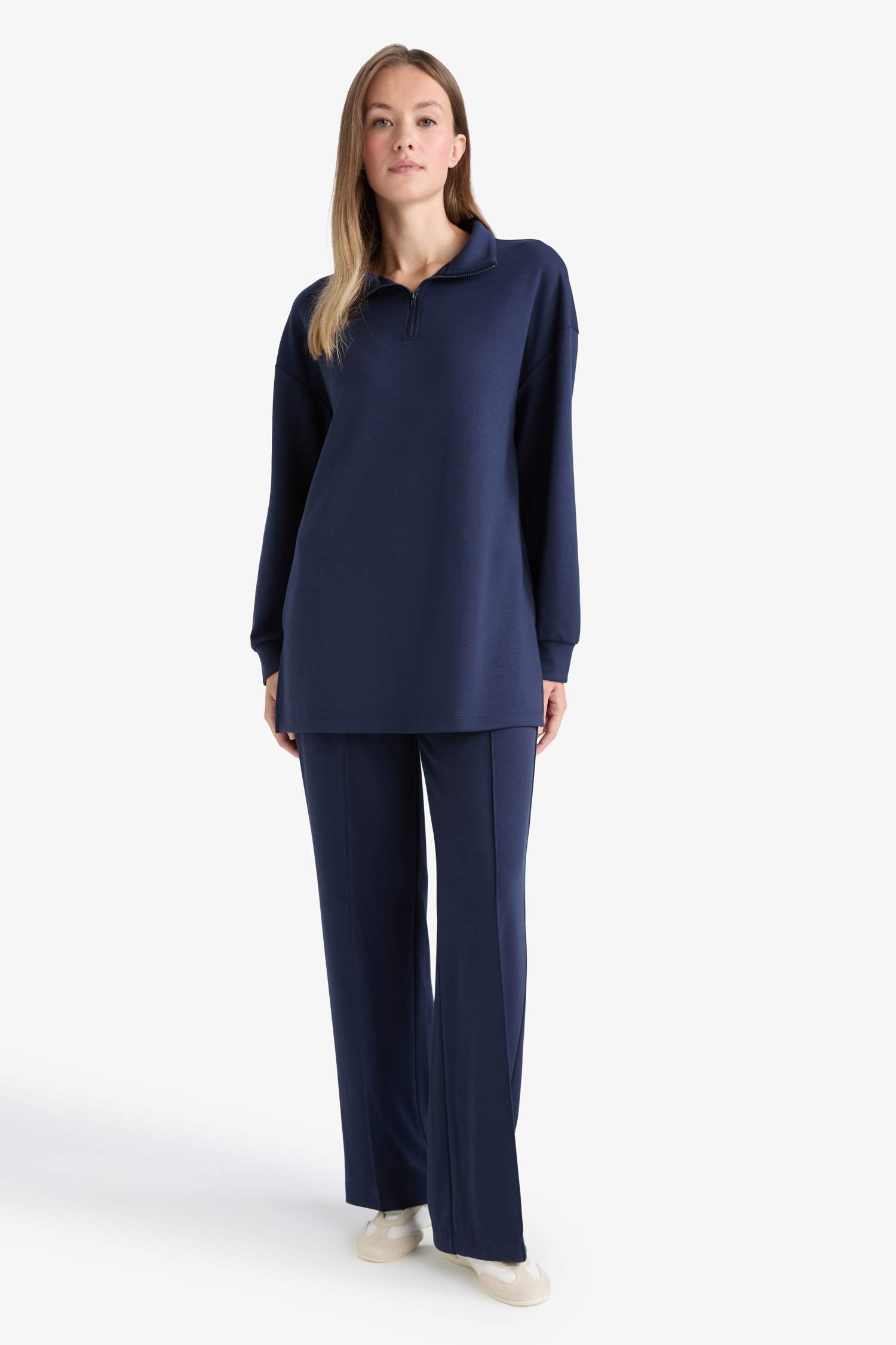 بنطلون سويت بانتس قصة عادية بخصر مطاطي