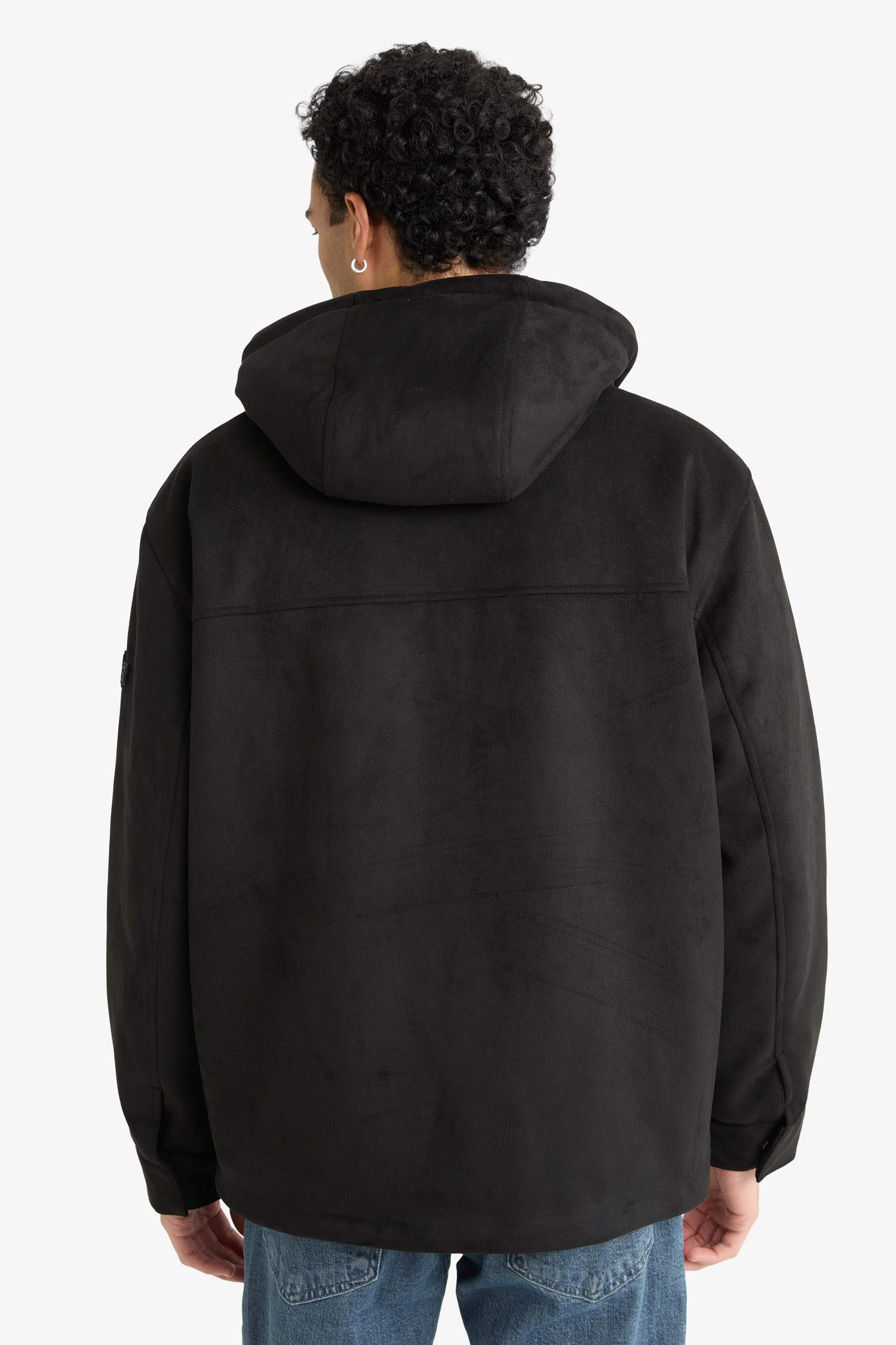 Regular Fit Nakış Detaylı İç Cepli Mont