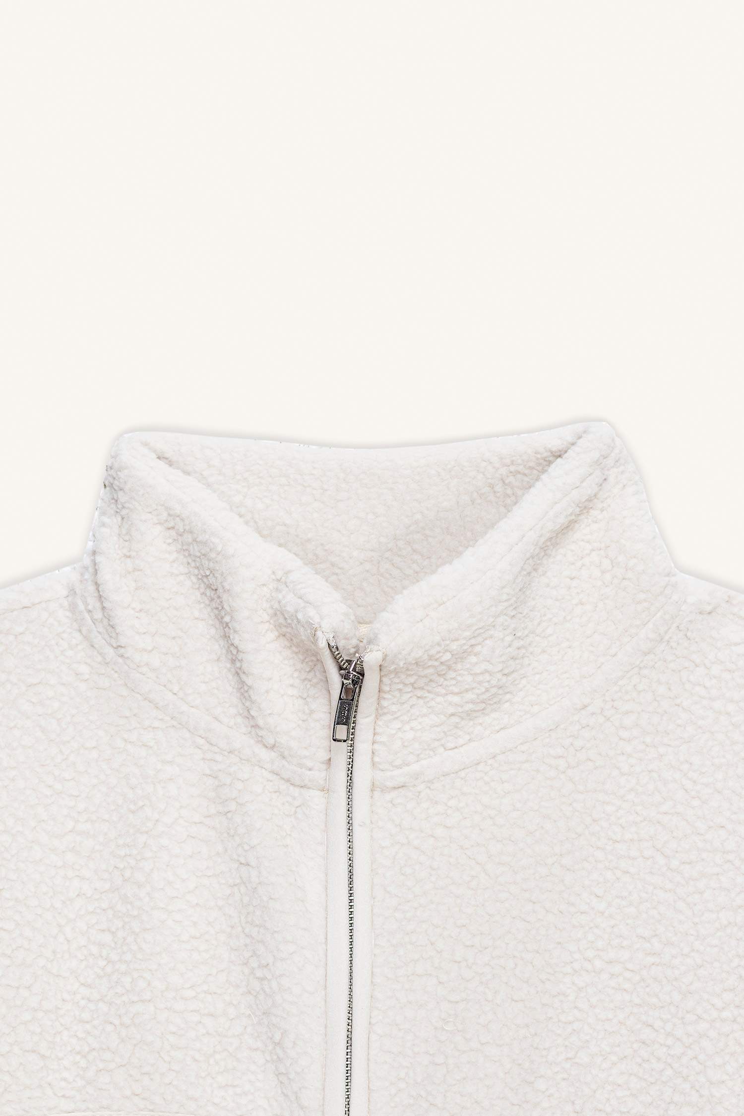 Oversize Fit Half Turtleneck Cardigan