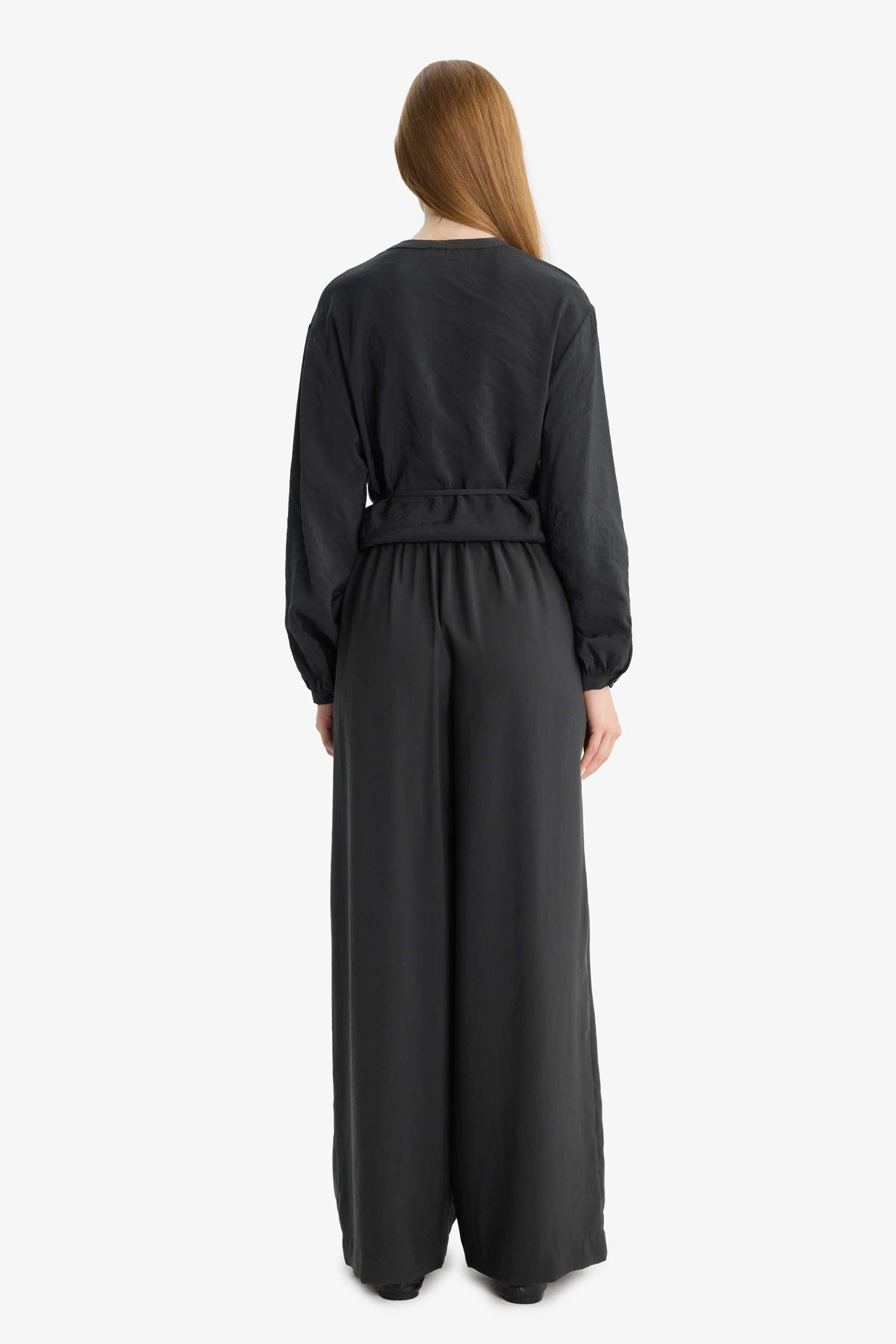 Wide Leg Modal Trousers
