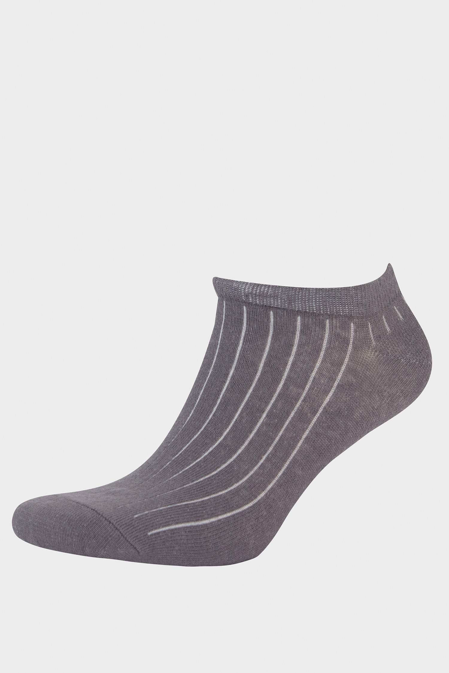 Erkek 5'li Pamuklu Patik Çorap