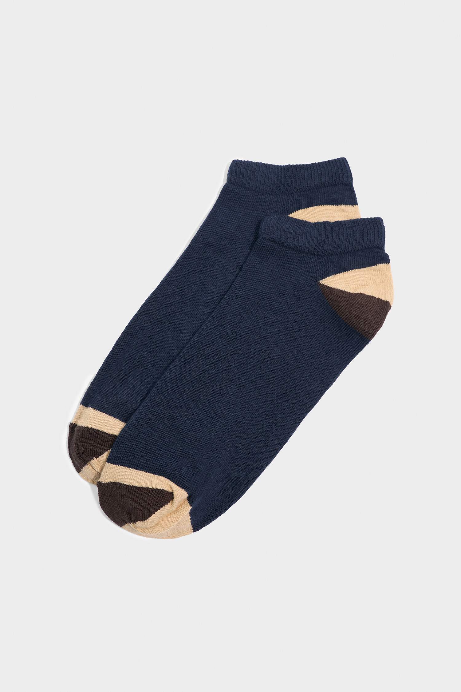 Erkek 5'li Pamuklu Patik Çorap