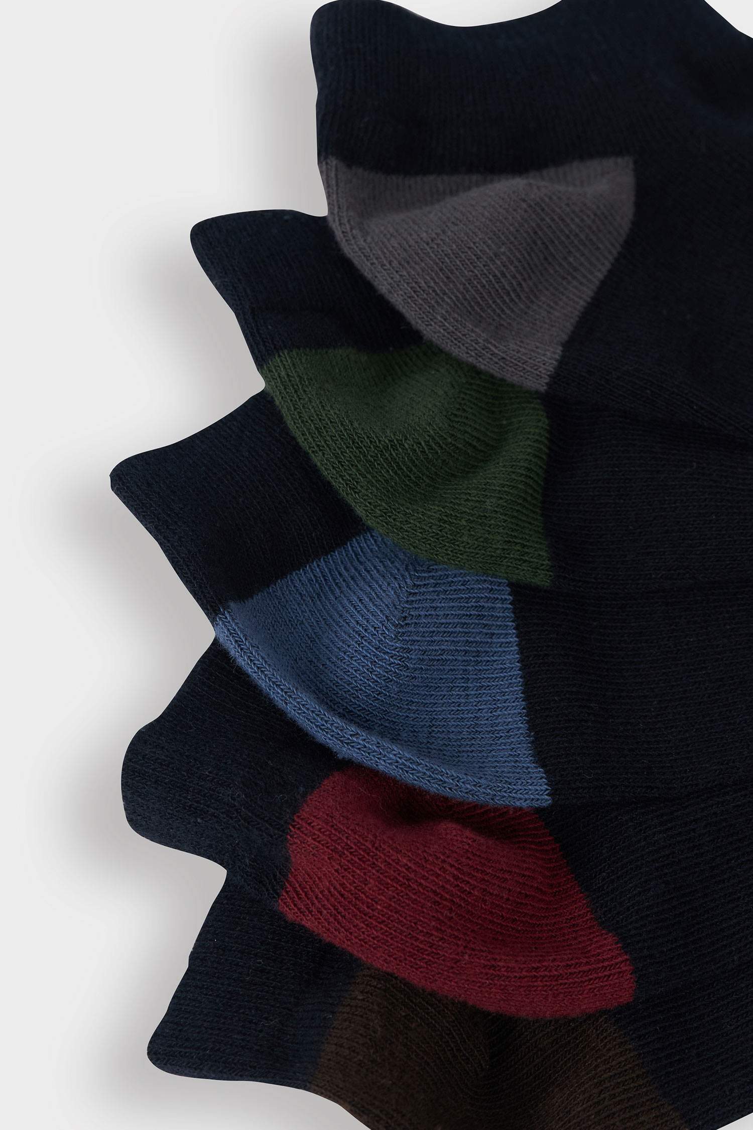 Erkek 5'li Pamuklu Patik Çorap