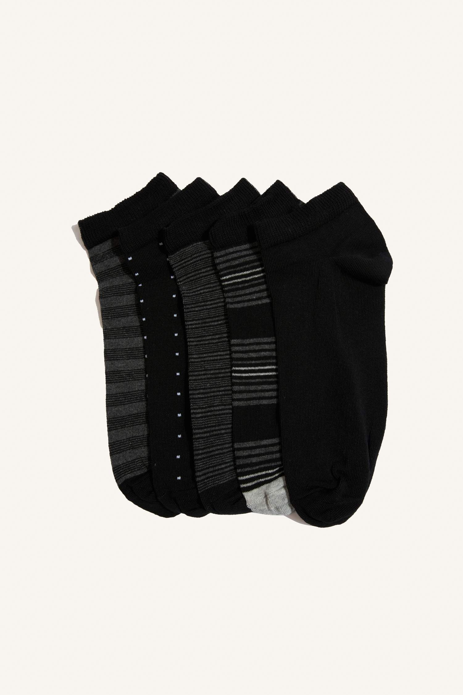 Erkek 5'li Pamuklu Patik Çorap