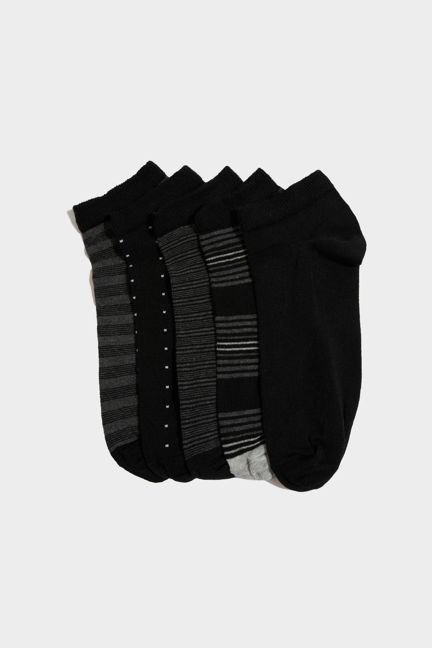 Lot de 5 paires de Chaussettes courtes en coton pour homme