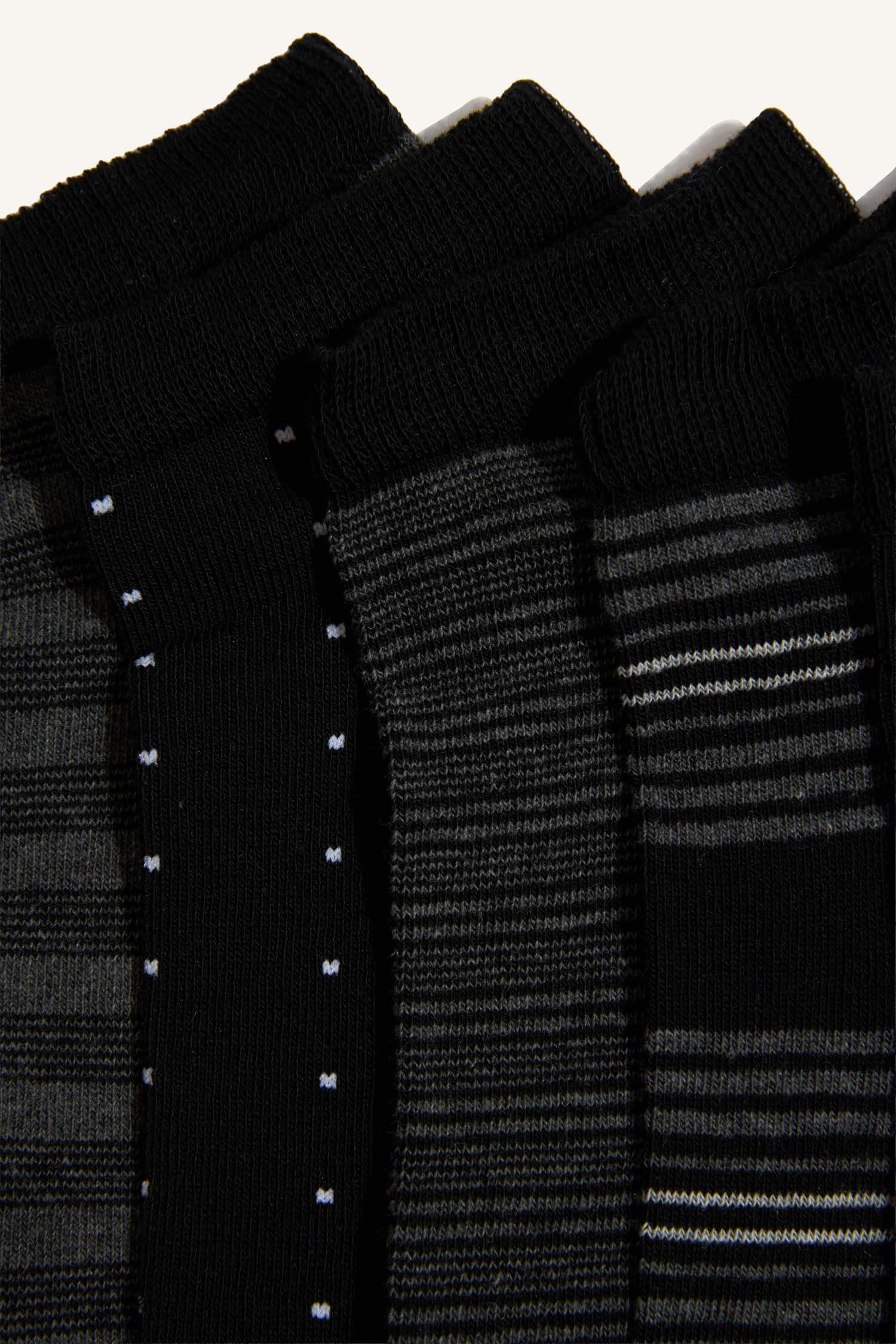 Erkek 5'li Pamuklu Patik Çorap