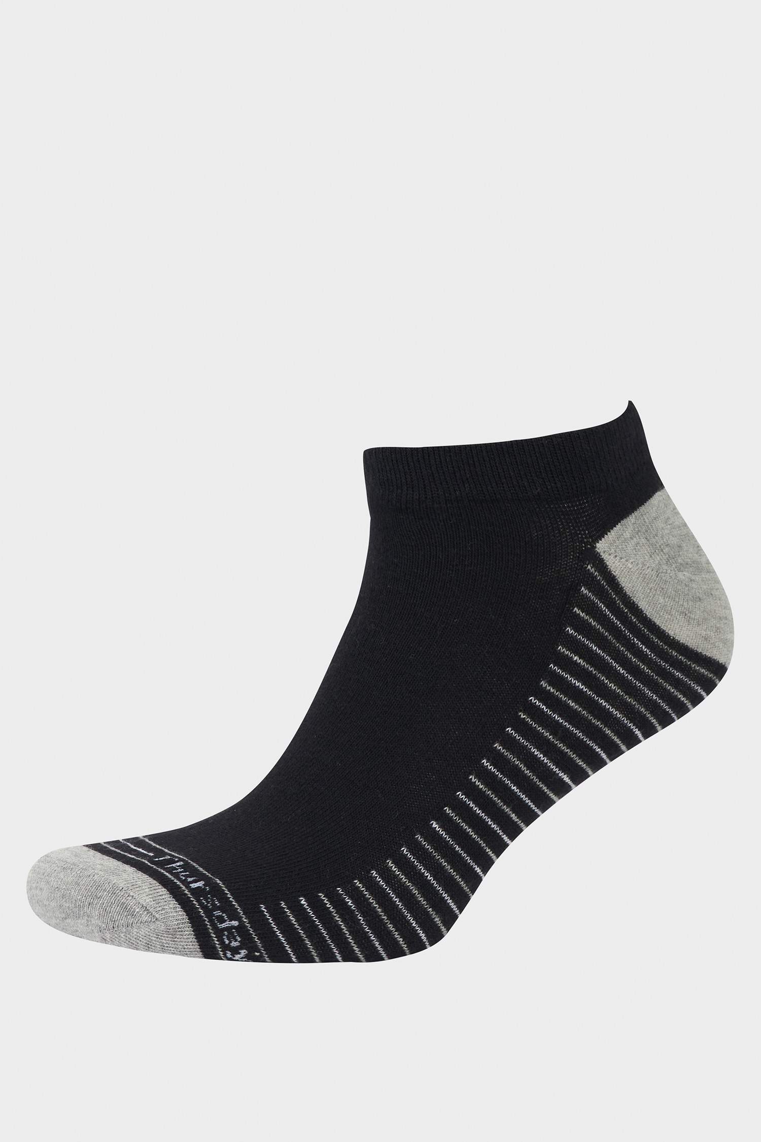 Erkek 5'li Pamuklu Patik Çorap