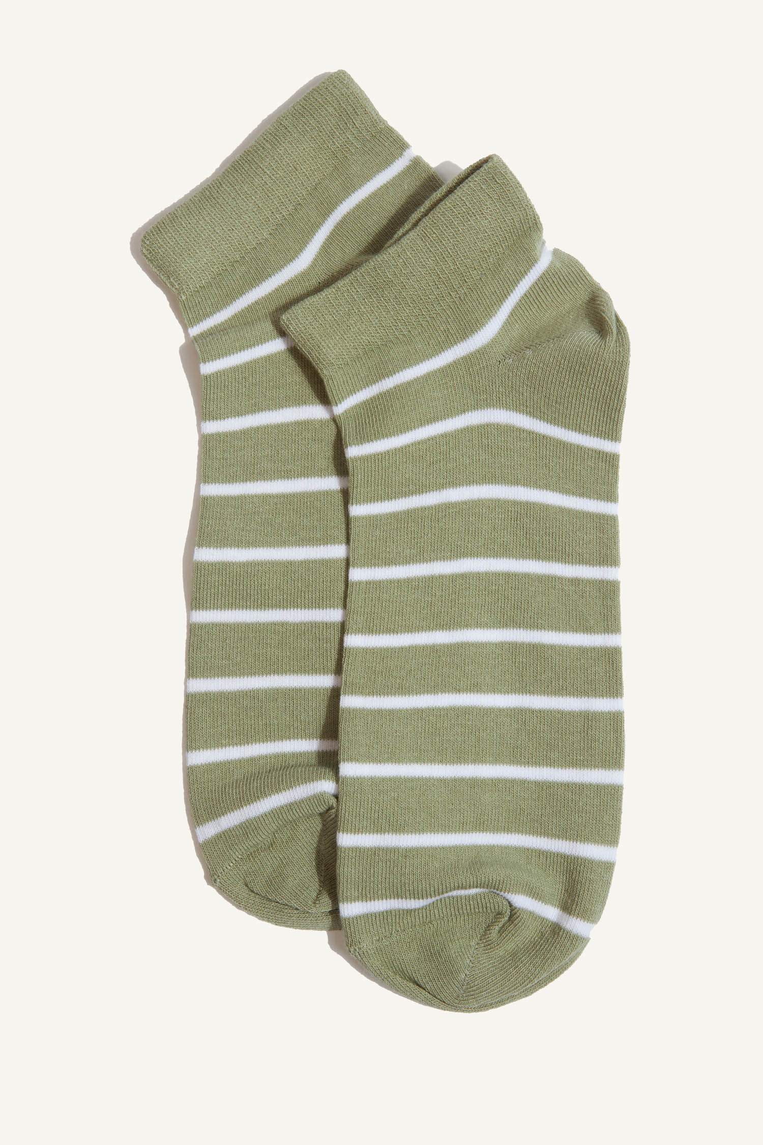 Erkek 5'li Pamuklu Patik Çorap