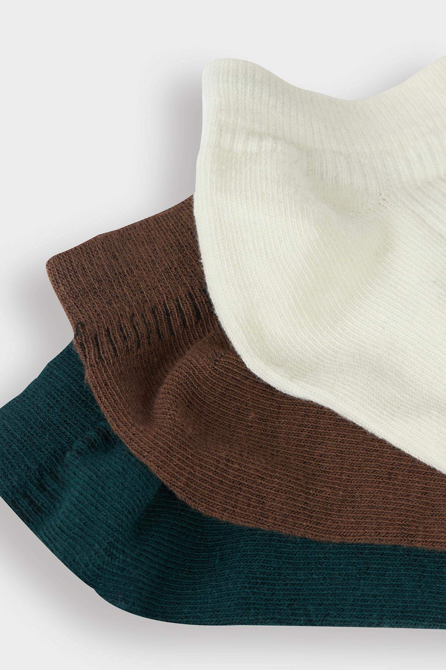 Lot de 3 Chaussettes courtes en coton pour homme