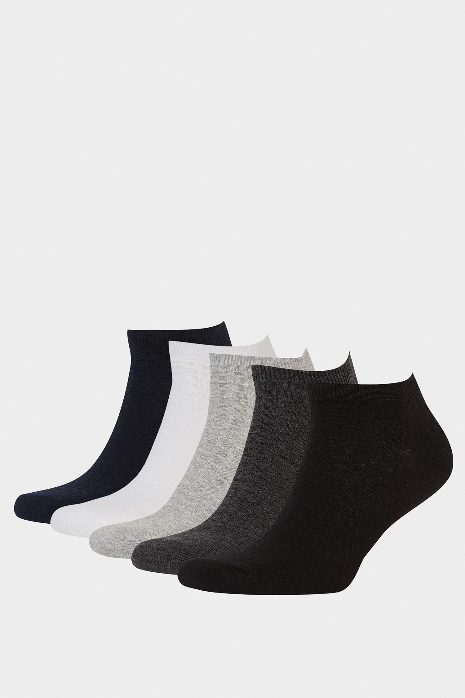 Lot de 5 paires de Chaussettes courtes en coton pour homme
