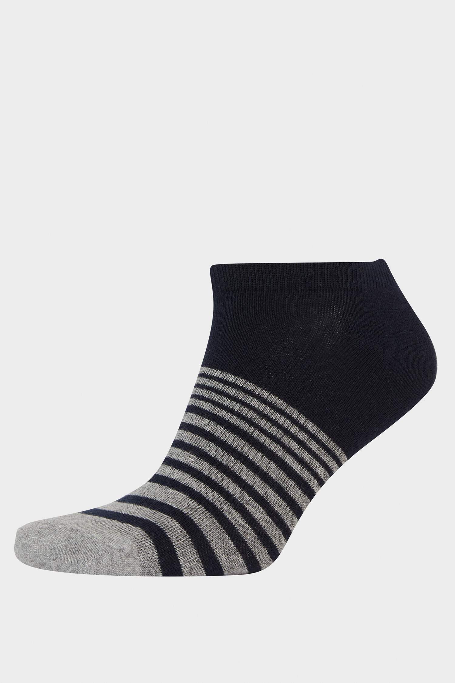 Man 5 Piece Short Cotton Socks