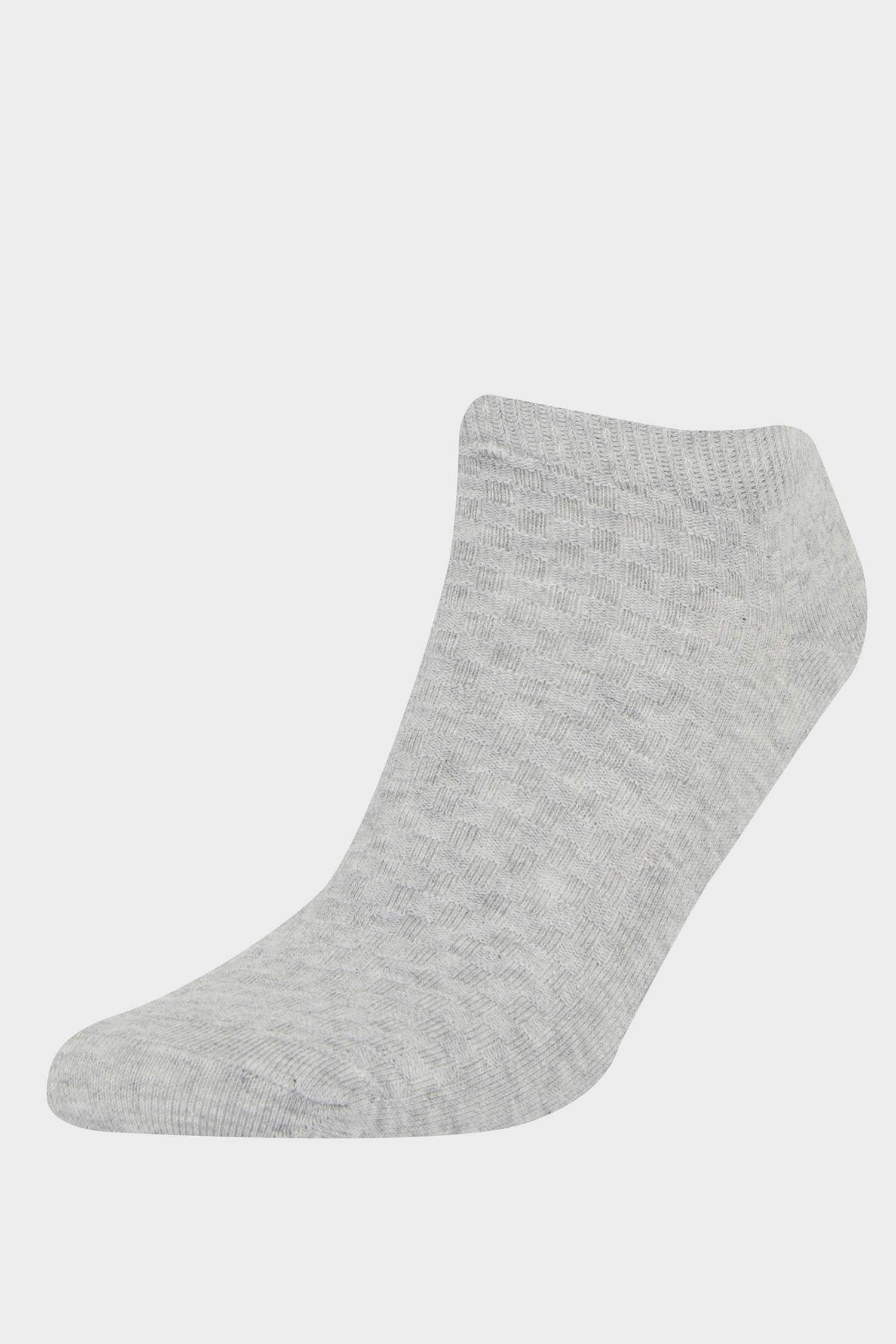Man 5 Piece Cotton Short Socks