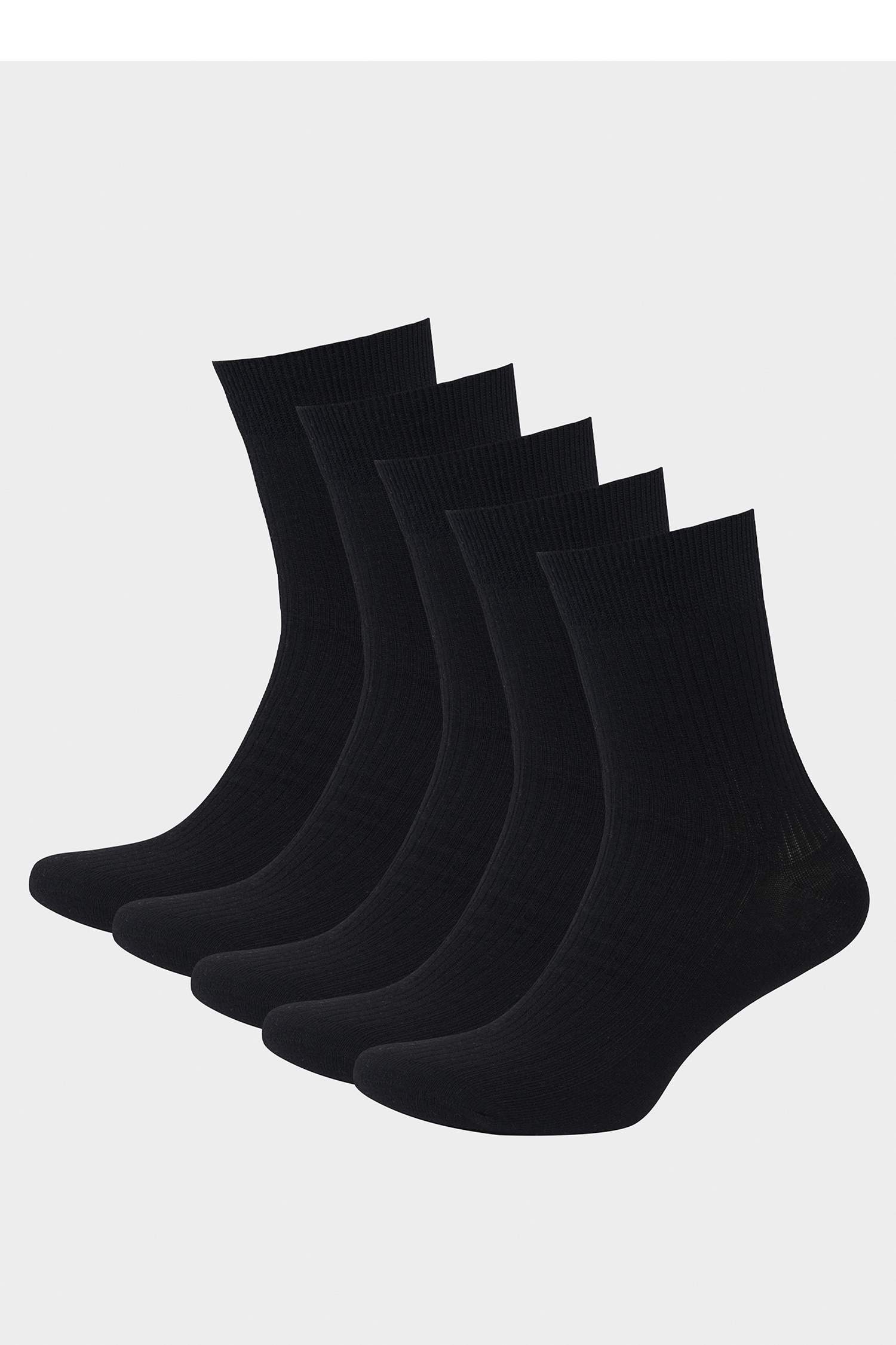 Man 5 Piece Cotton Short Socks