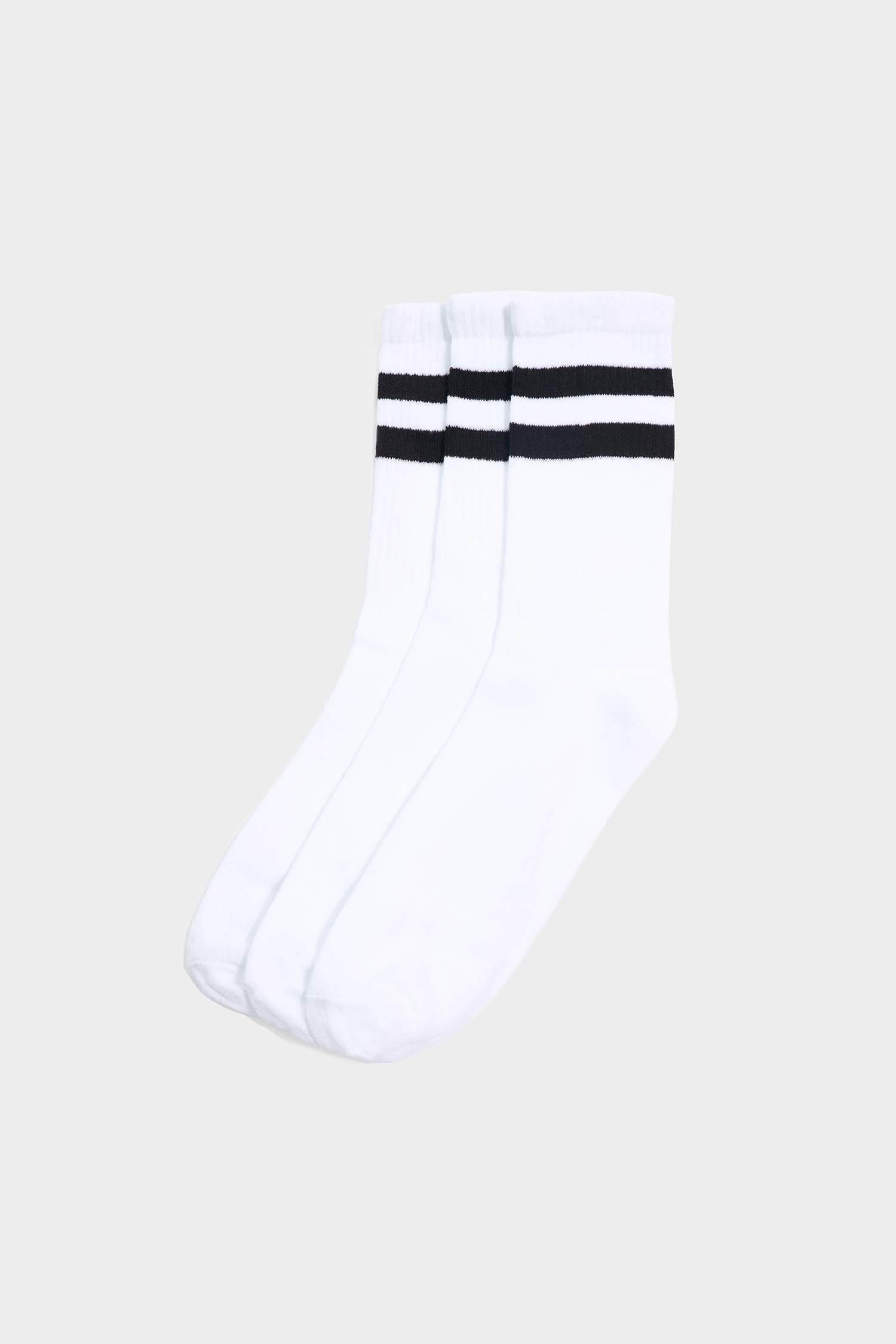 Erkek 3'lü Pamuklu Uzun Çorap