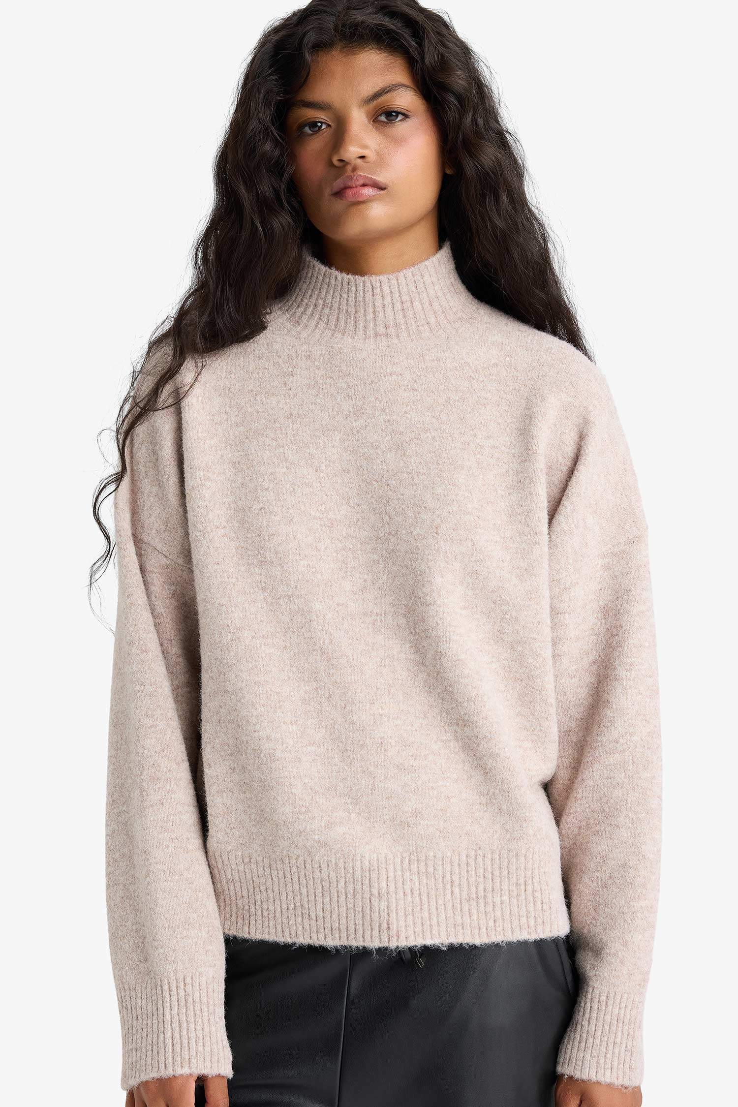 Relax Fit Half Turtleneck Knitwear Pullover