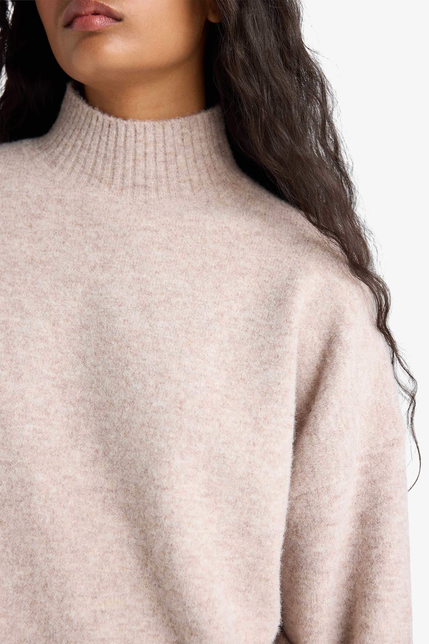 Relax Fit Half Turtleneck Knitwear Pullover