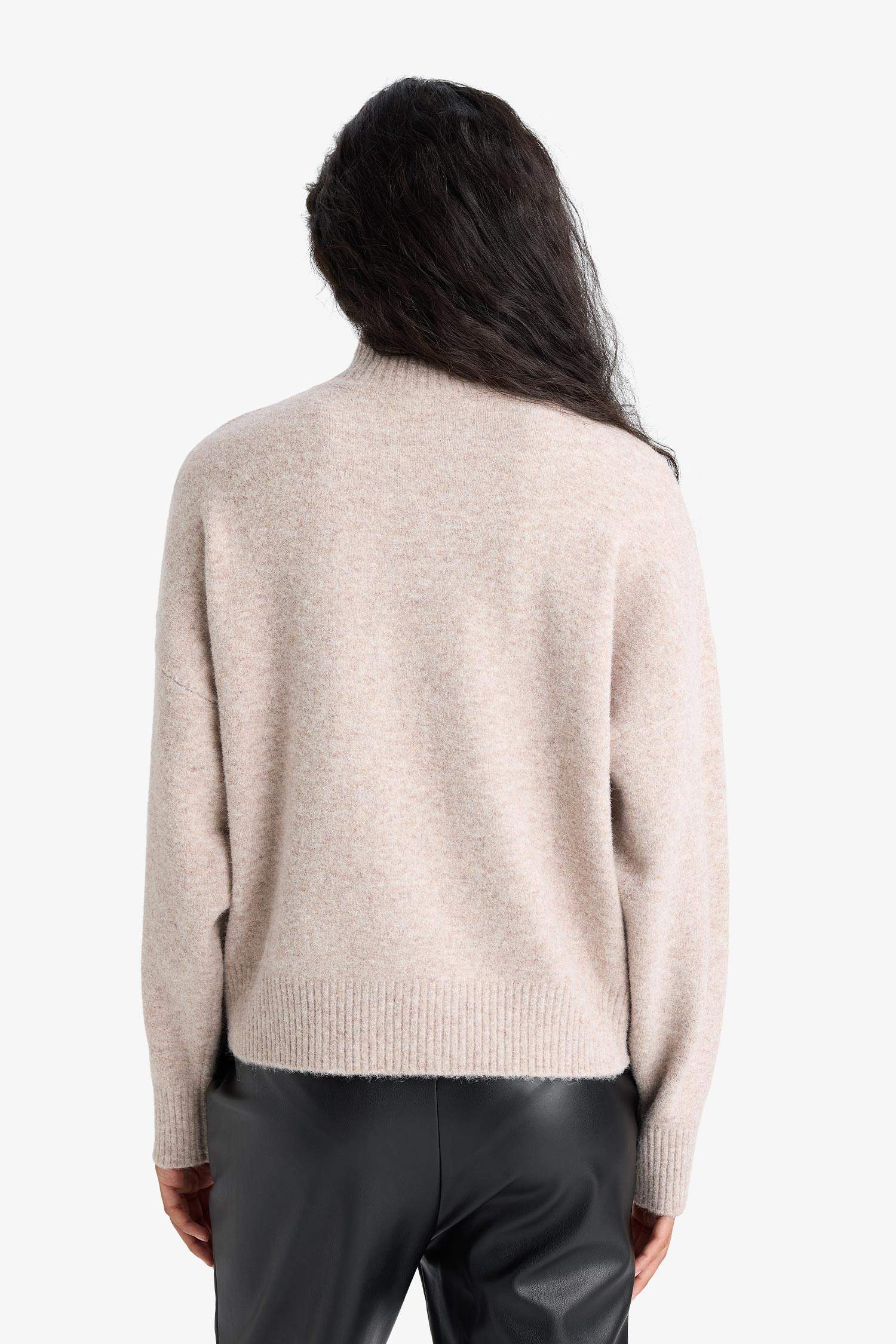 Relax Fit Half Turtleneck Knitwear Pullover