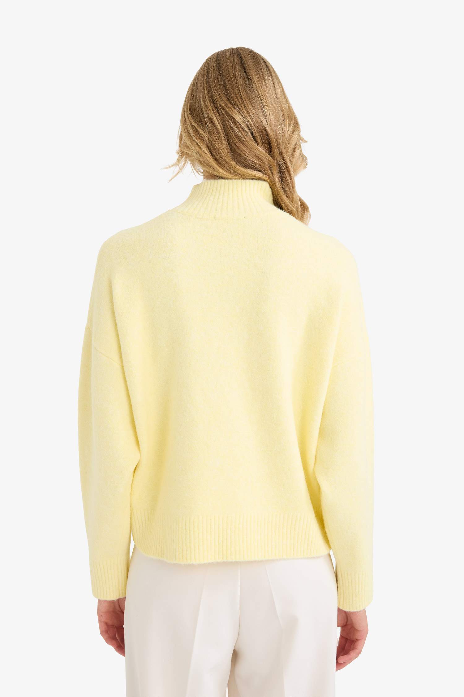 بلوز تريكو اوفر سايز بياخة عالية