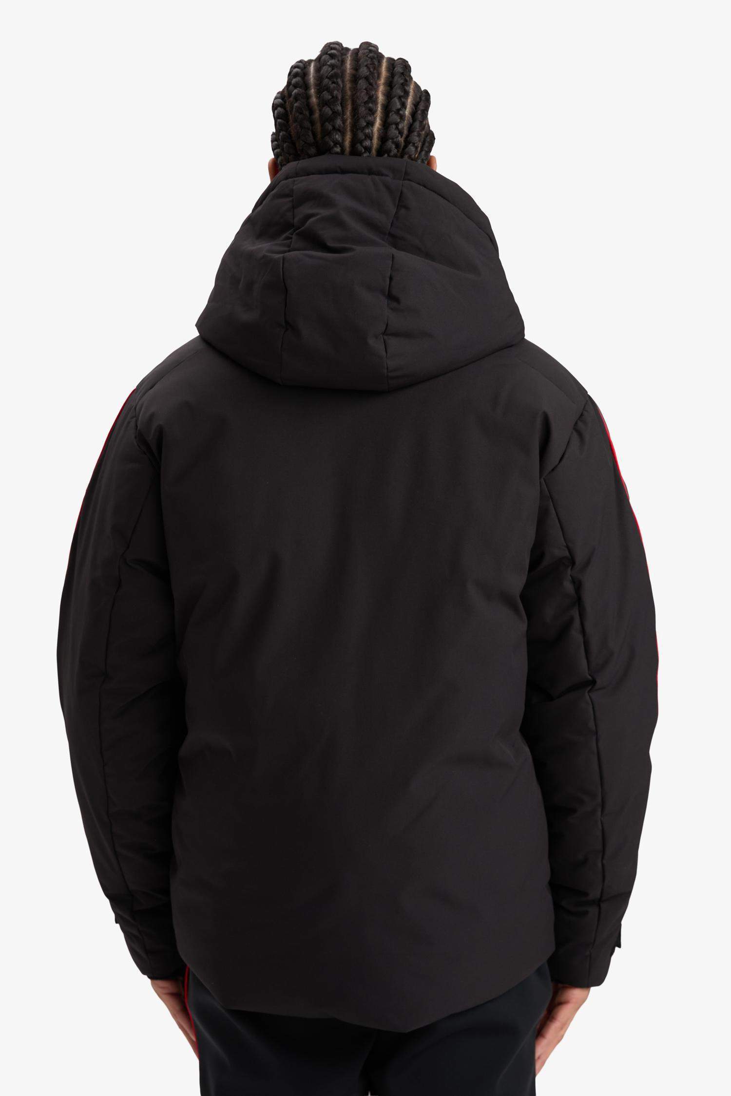 Su İtici Regular Fit Kapüşonlu Fermuarlı Rüzgar Geçirmez Kayak Montu